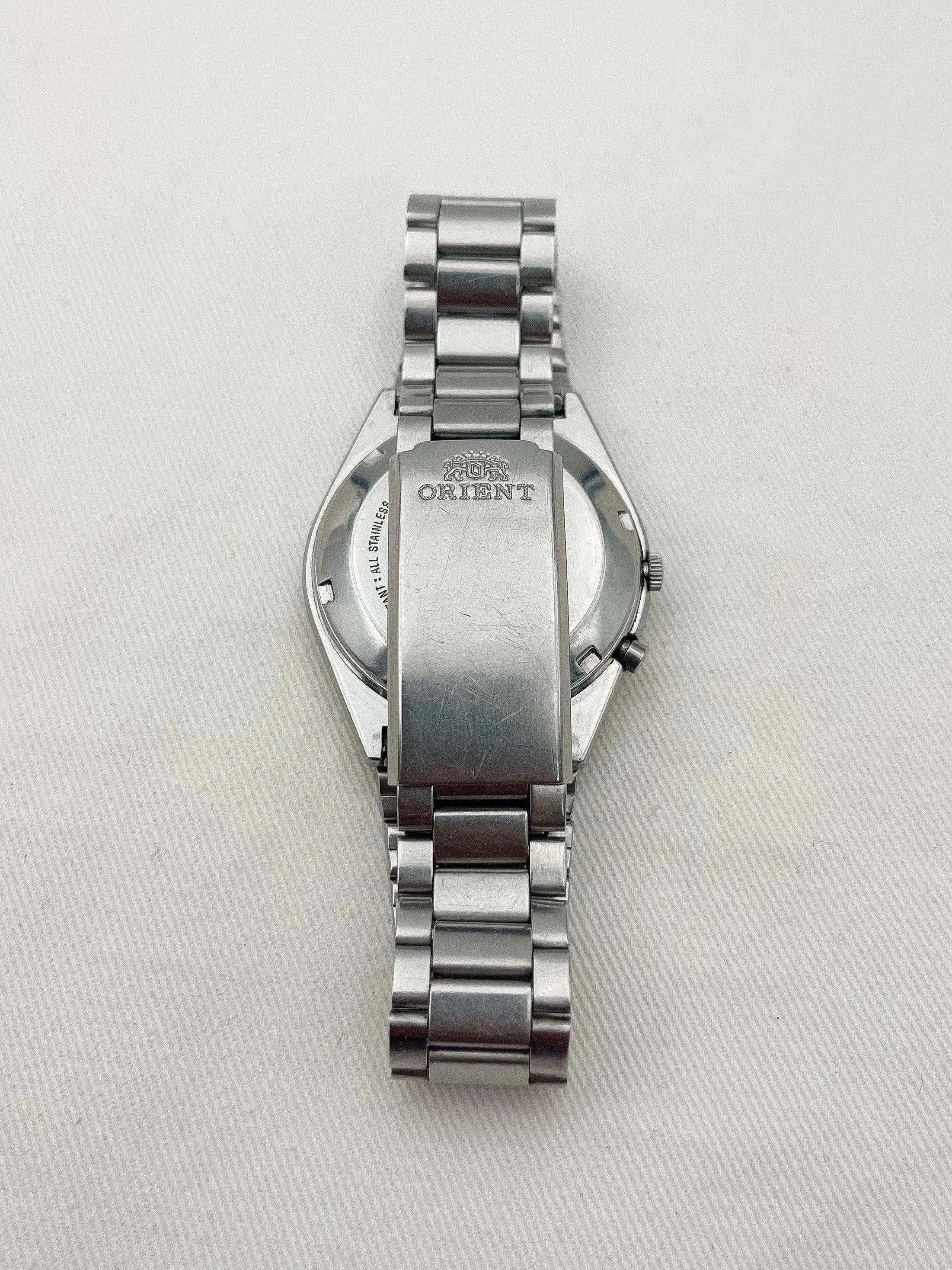 Orient - White Stars Dial Daydate Turquoise Dots - 1980s - Atelier Victor - Vintage Shop