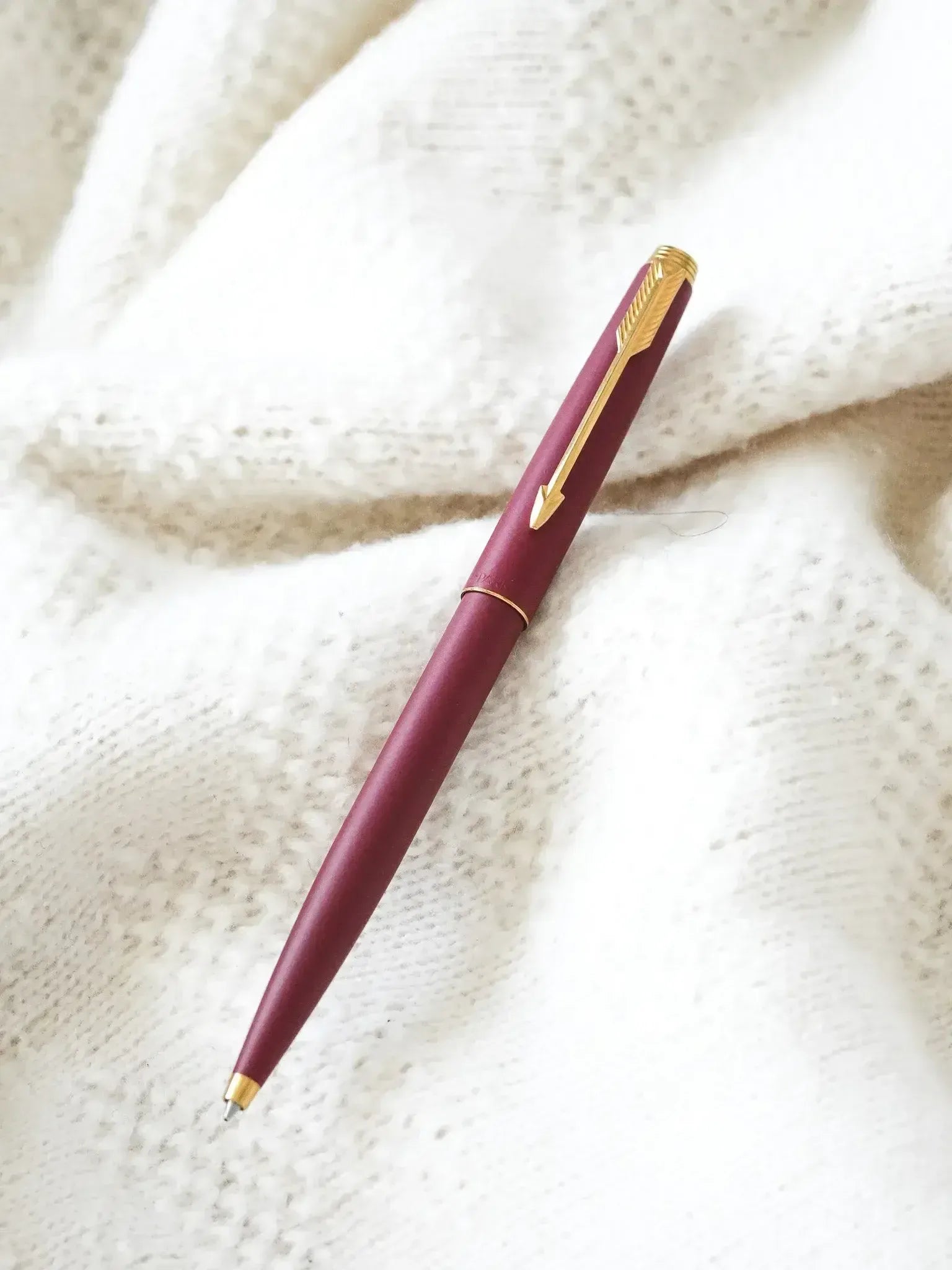 Parker - Stylo bille 75 prototype laque rouge mat - 1990s - Atelier Victor