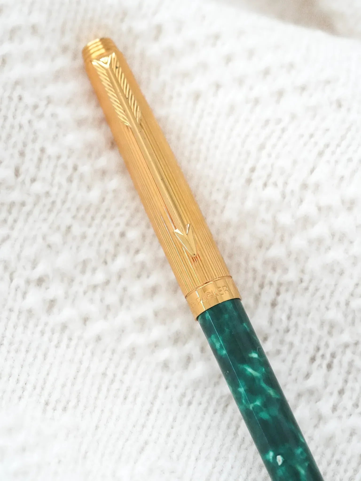 Parker - Stylo bille 75 prototype laque verte - 1990s - Atelier Victor - Vintage Shop