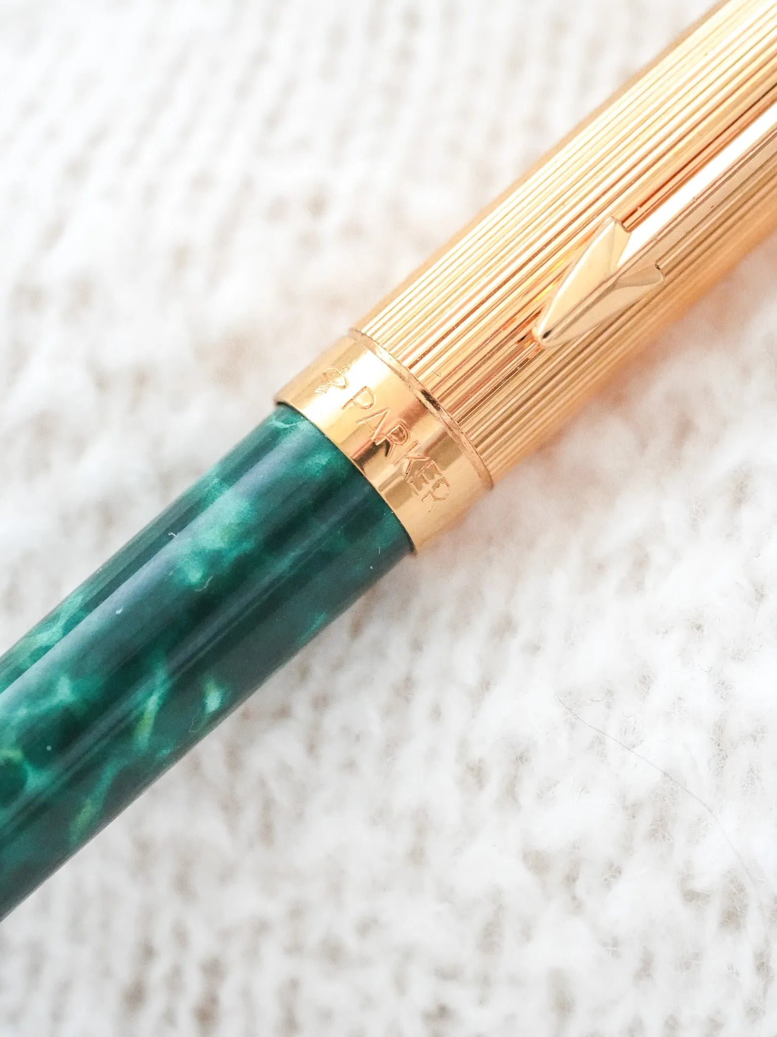 Parker - Stylo bille 75 prototype laque verte - 1990s - Atelier Victor - Vintage Watch Shop