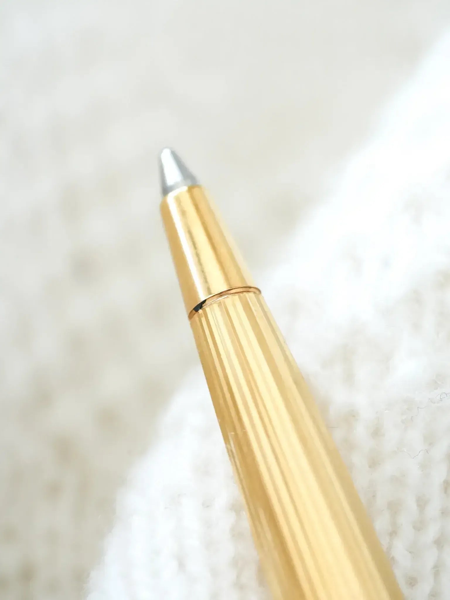 Parker - Stylo bille PARKER 75 Milleraies plaqué or logo fin - 1970s - Atelier Victor