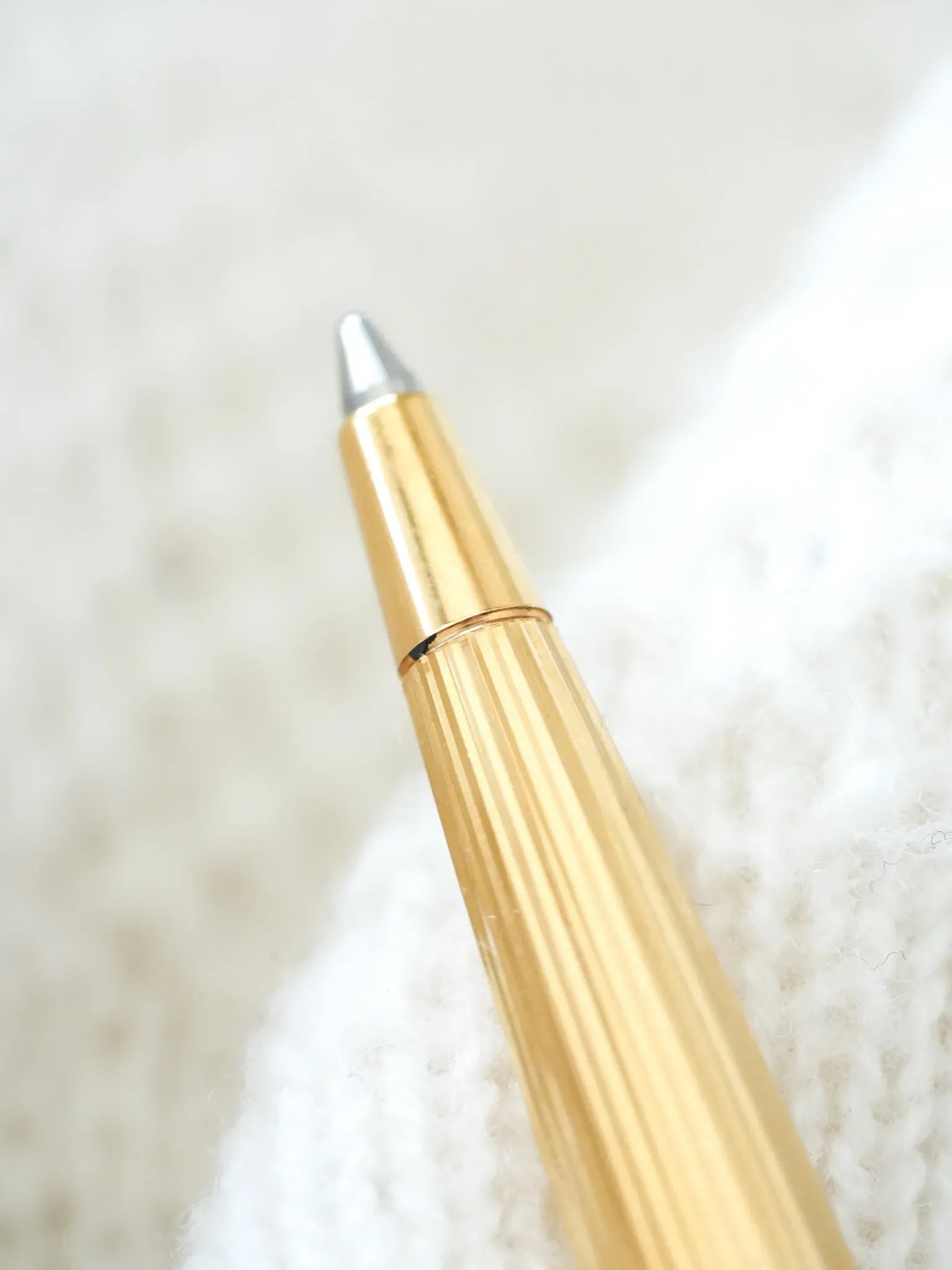 Parker - Stylo bille PARKER 75 Milleraies plaqué or logo fin - 1970s - Atelier Victor - Vintage Shop