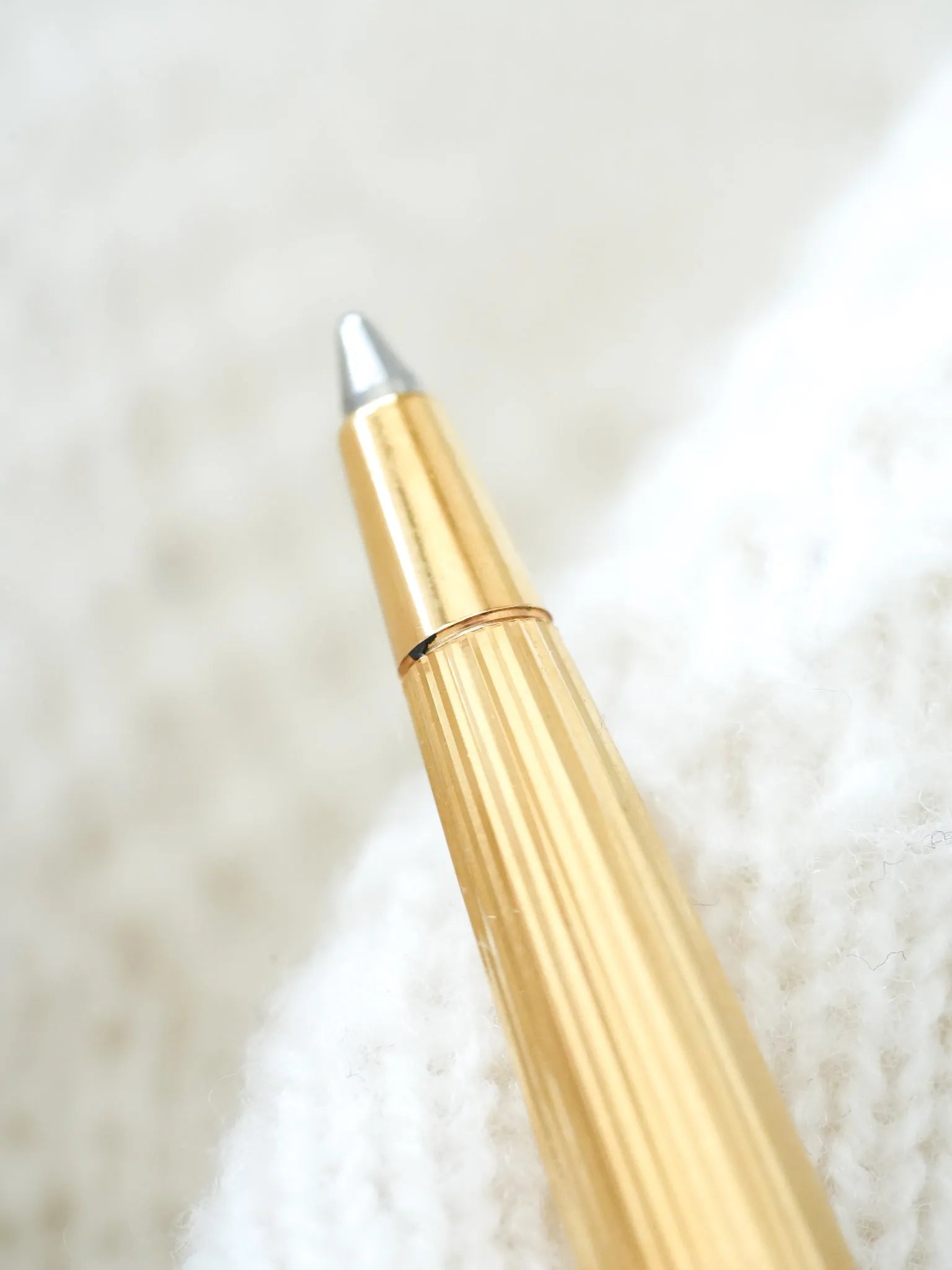 Parker - Stylo bille PARKER 75 Milleraies plaqué or logo fin - 1970s - Atelier Victor - Vintage Shop