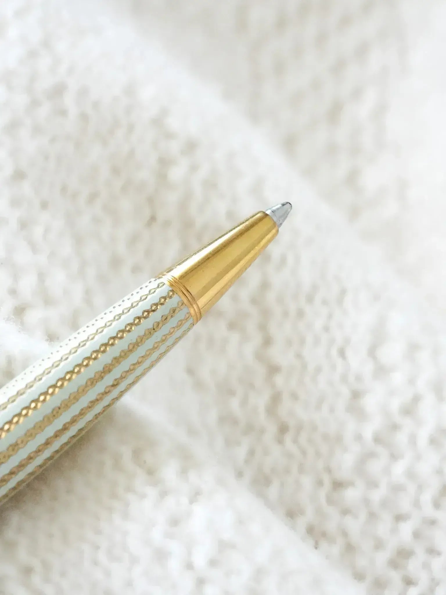 Parker - Stylo bille Prototype Sonnet laque vert d'eau plaqué or - 1990s - Atelier Victor