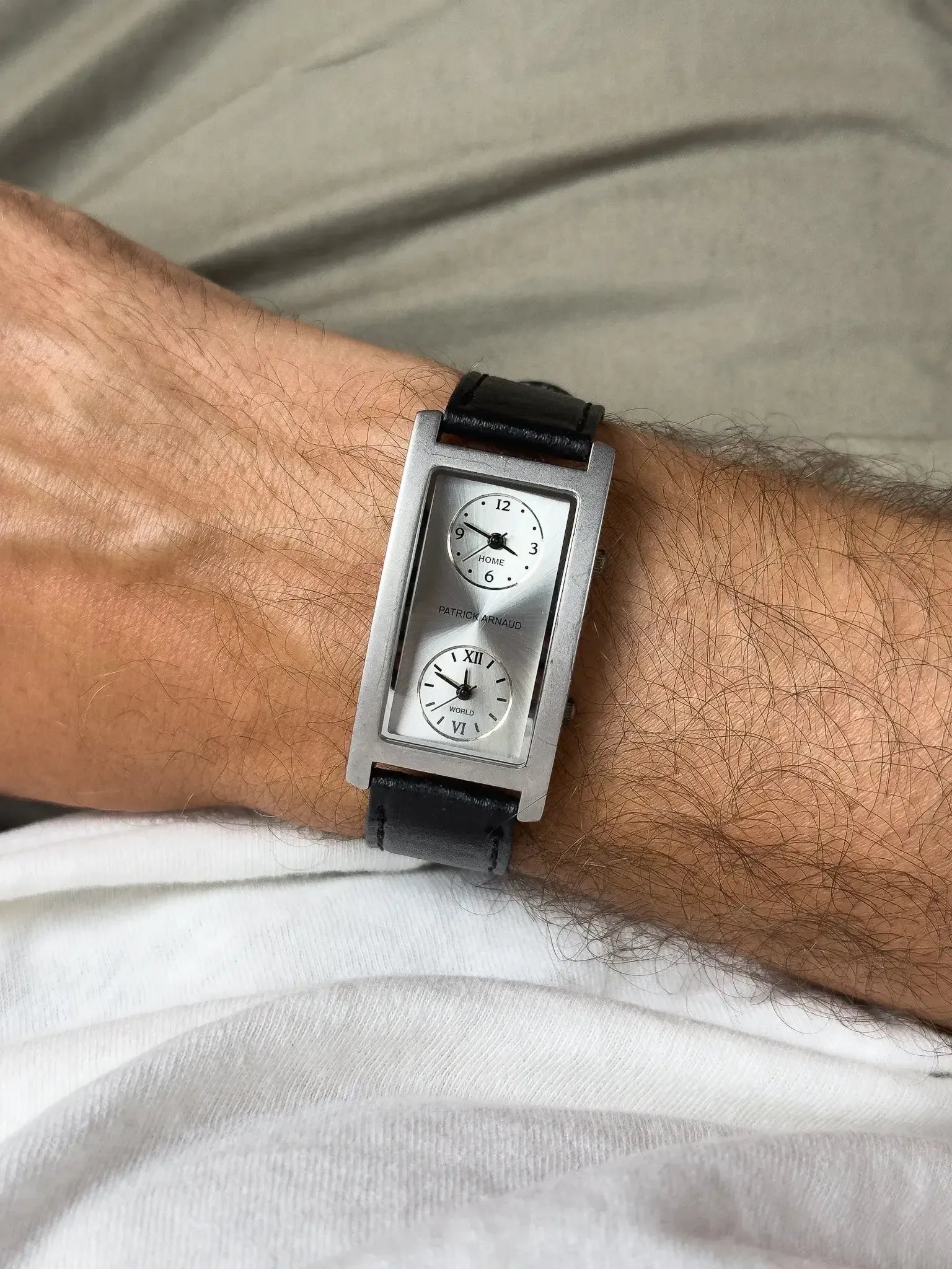 Patrick Arnaud - Tank Allongée GMT 2 mouvements - 2000s - Atelier Victor