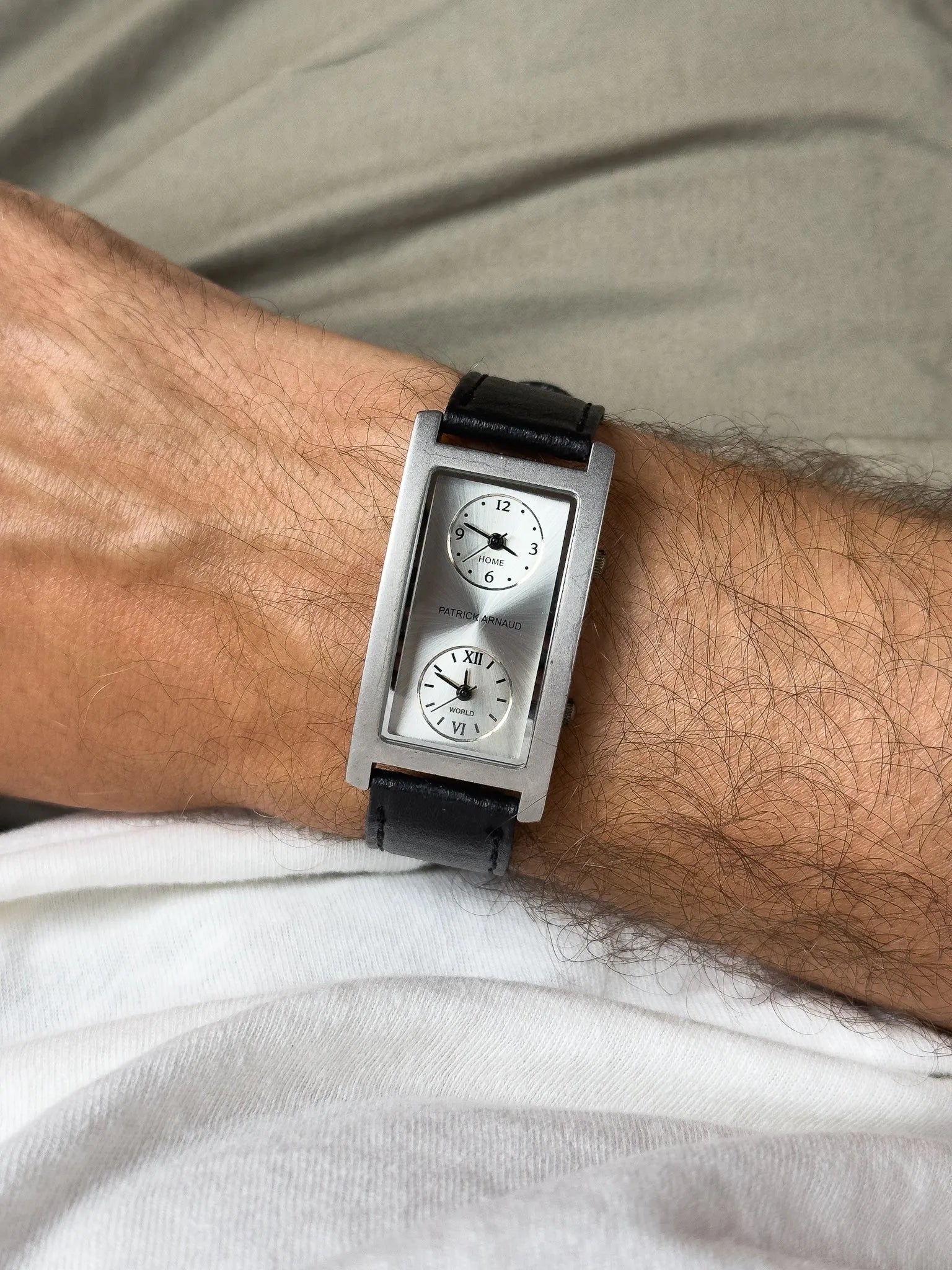 Patrick Arnaud - Tank Allongée GMT 2 mouvements - 2000s - Atelier Victor