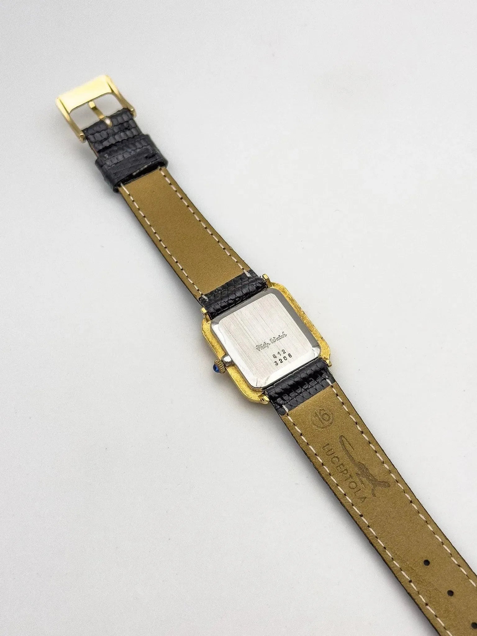 Philip Watch - Gold Patina Cabochon - 1970s - Atelier Victor Paris - Vintage Watch Shop Dubai