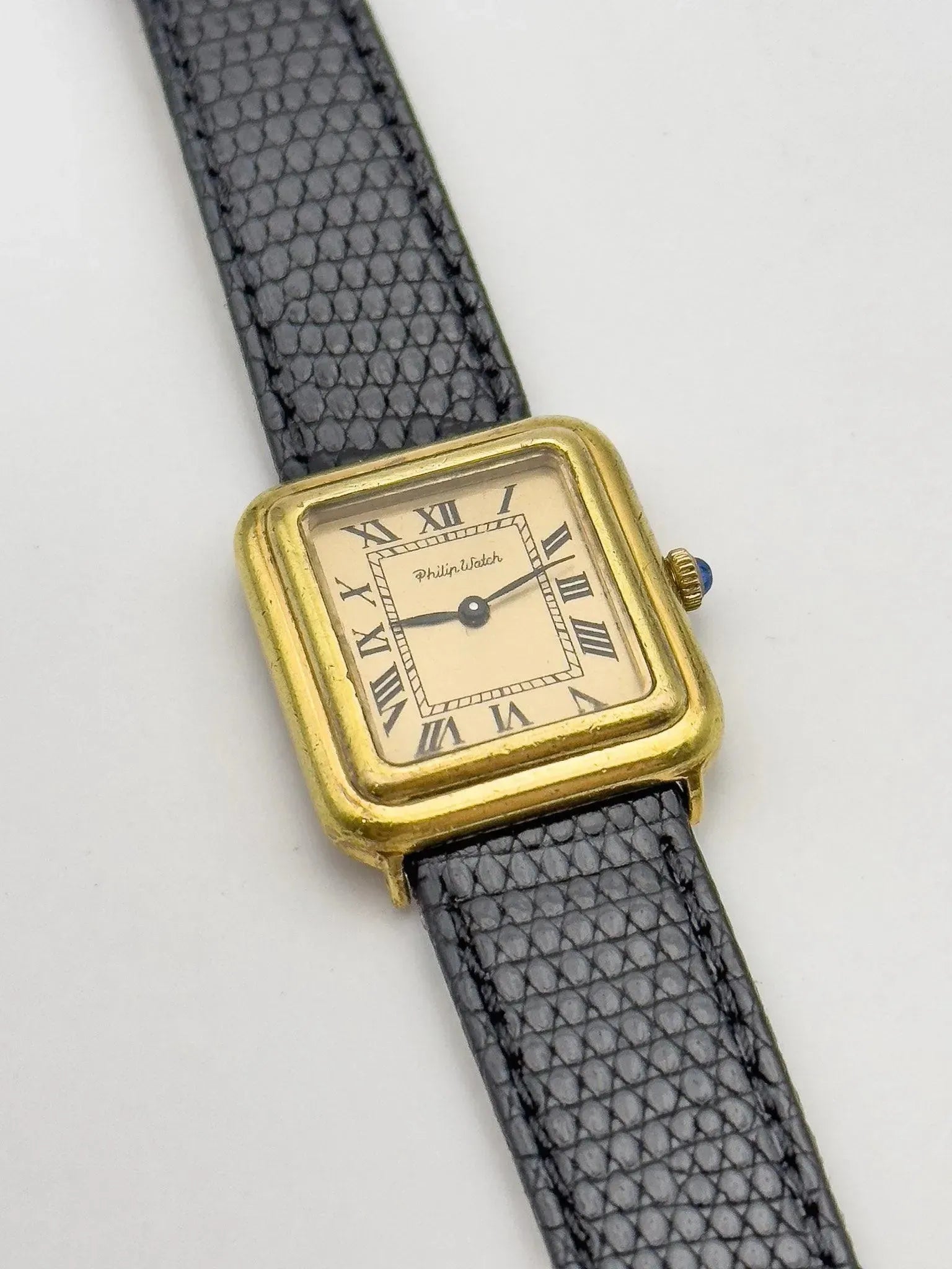Philip Watch - Or Patine Cabochon - 1970s - Atelier Victor - Vintage Shop