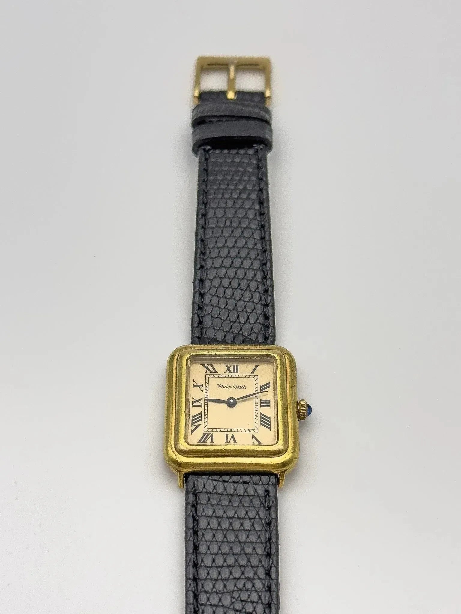 Philip Watch - Or Patine Cabochon - 1970s - Atelier Victor - Vintage Shop