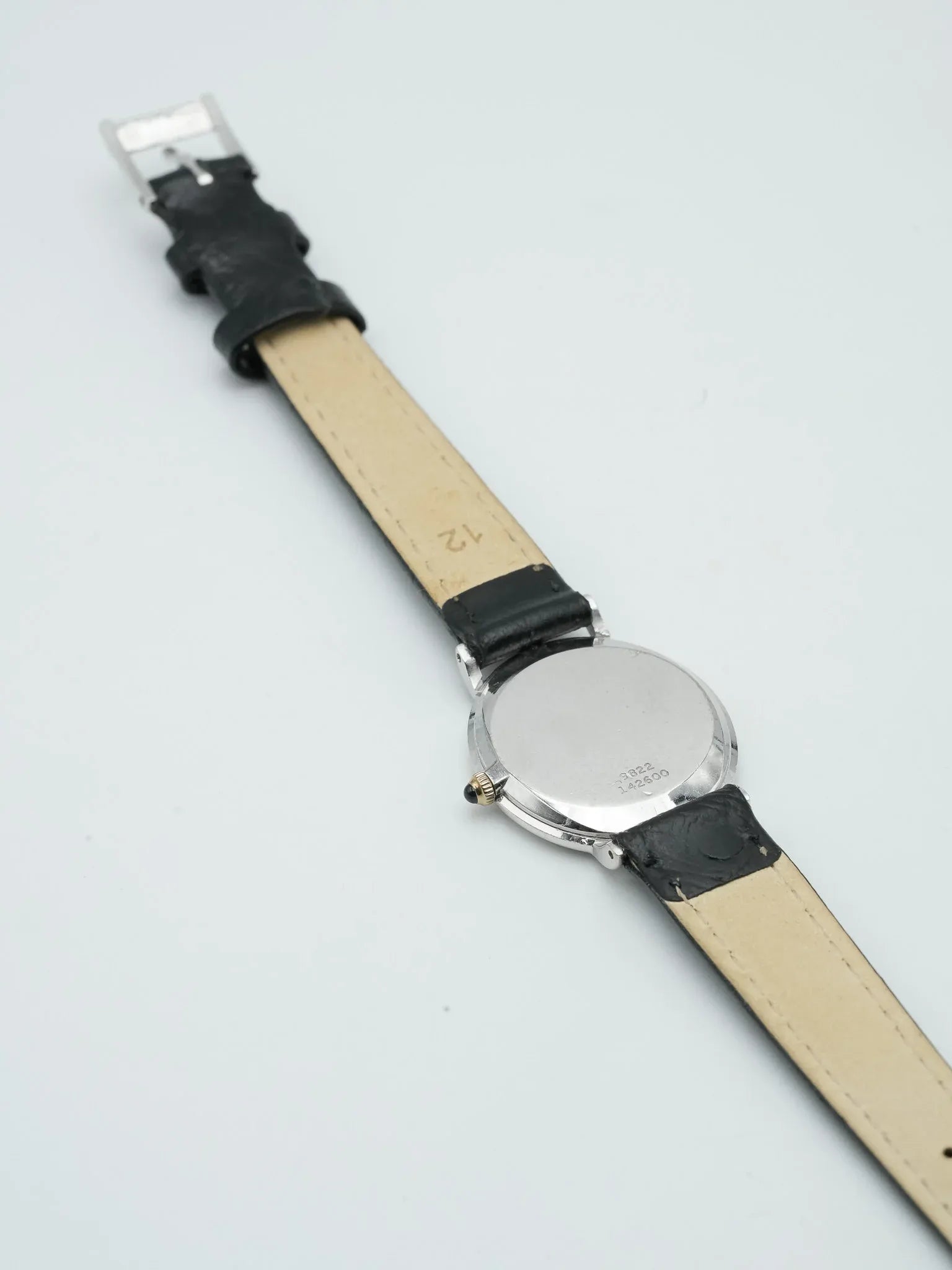 Piaget - 9822 Peite Ellipse Or blanc 18K - 1980s - Atelier Victor - Vintage Shop