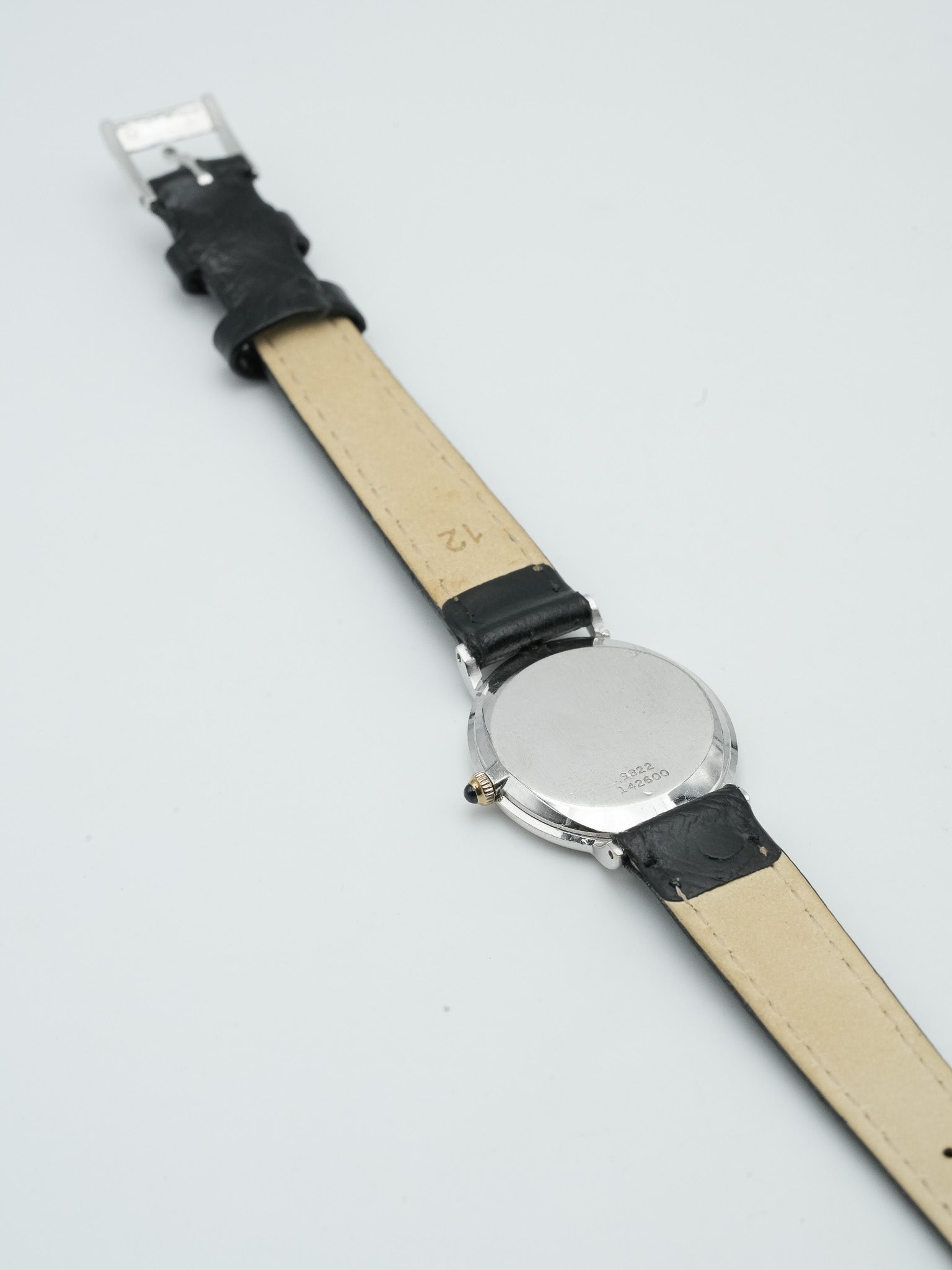 Piaget - 9822 Peite Ellipse Or blanc 18K - 1980s - Atelier Victor - Vintage Shop
