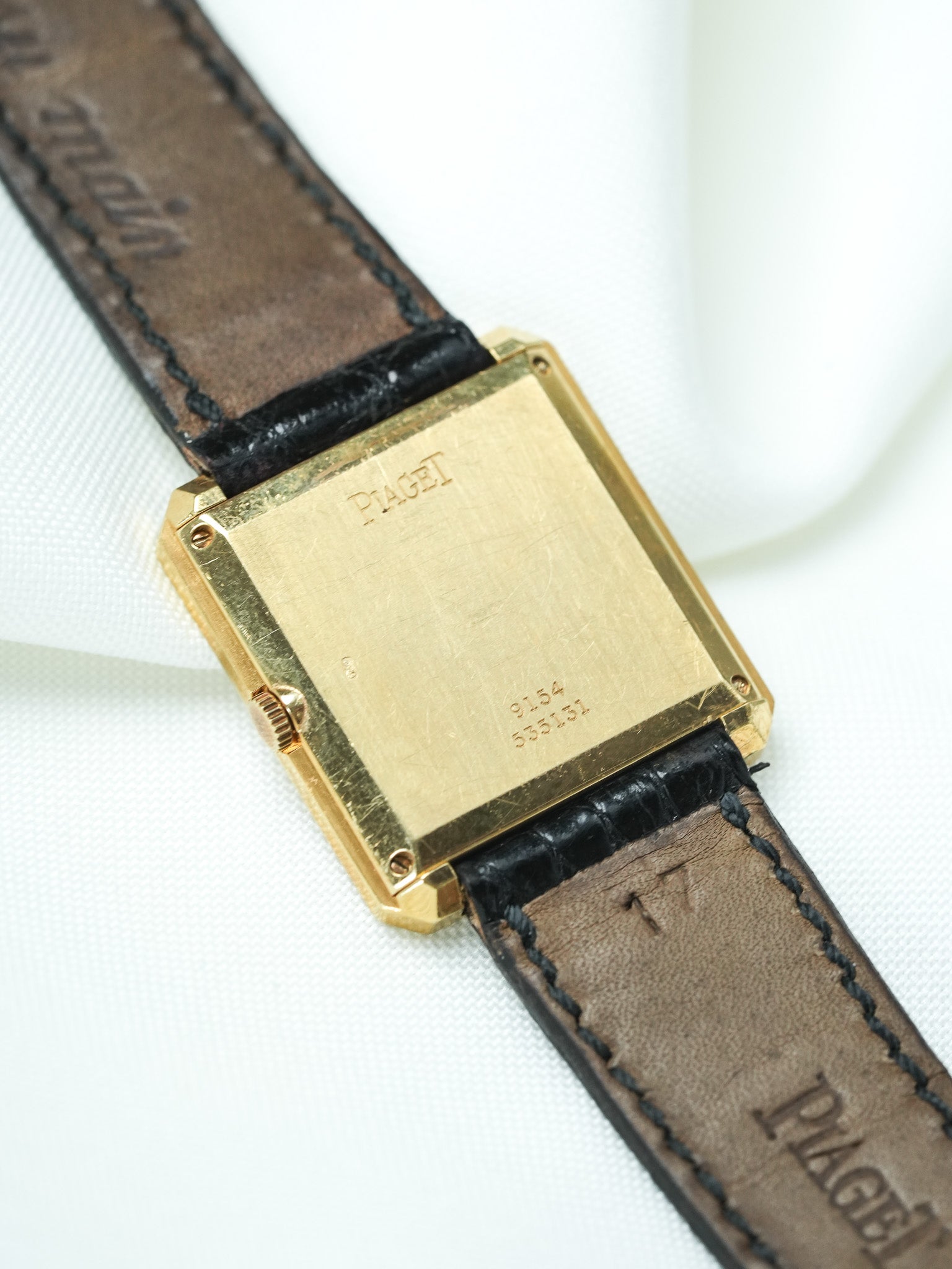 Piaget - Protocol Or 9154 黄色 18k 白色表盘 - 1970s