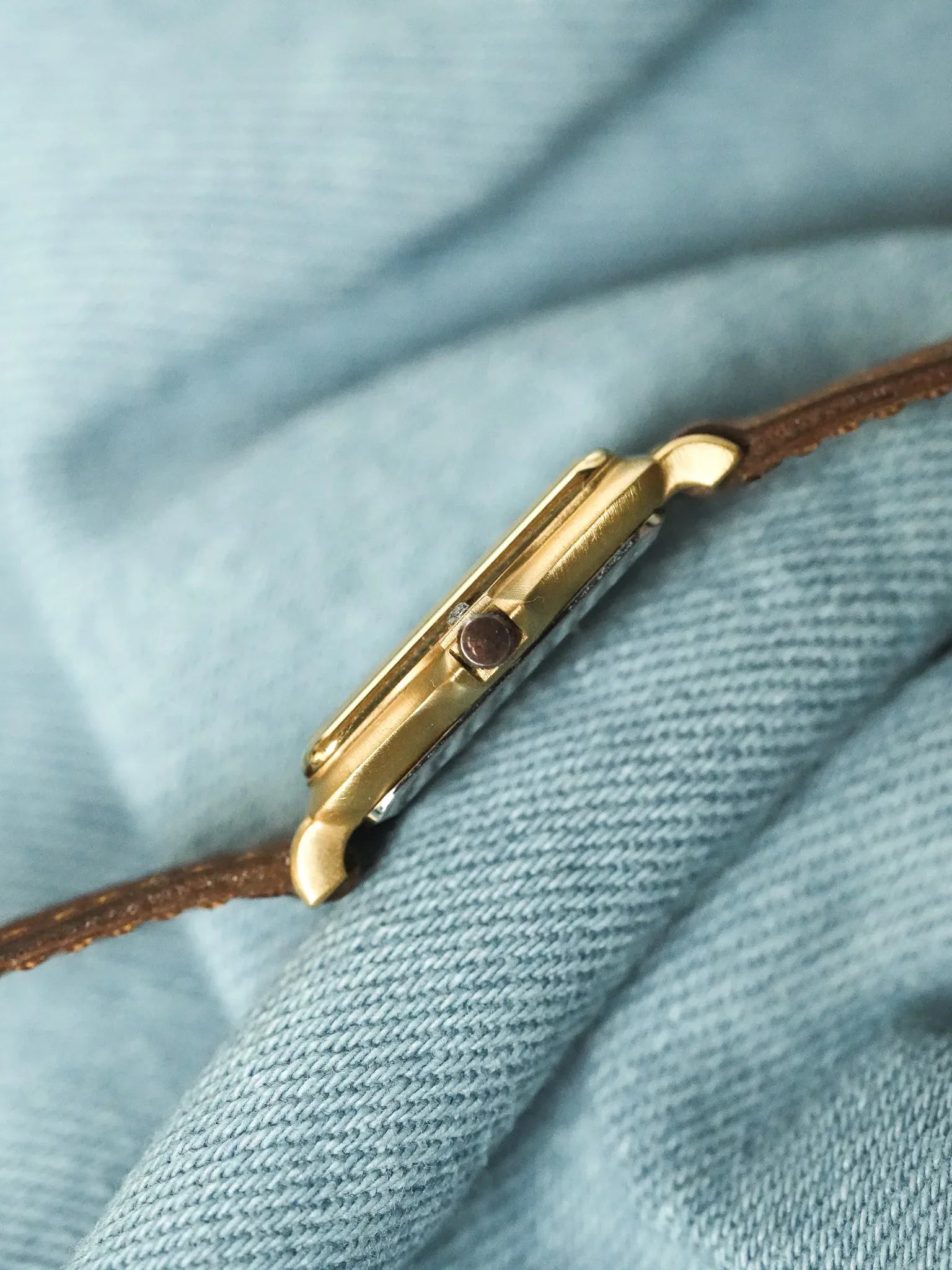 PIerre Cardin - Tank Tapisserie or Couronne "Diamant" - NOS - 1980s - Atelier Victor