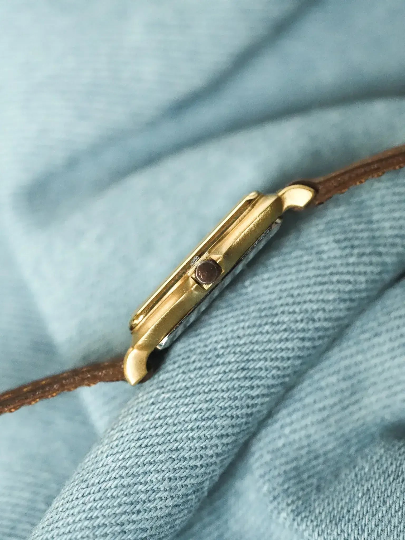 PIerre Cardin - Tank Tapisserie or Couronne "Diamant" - NOS - 1980s - Atelier Victor