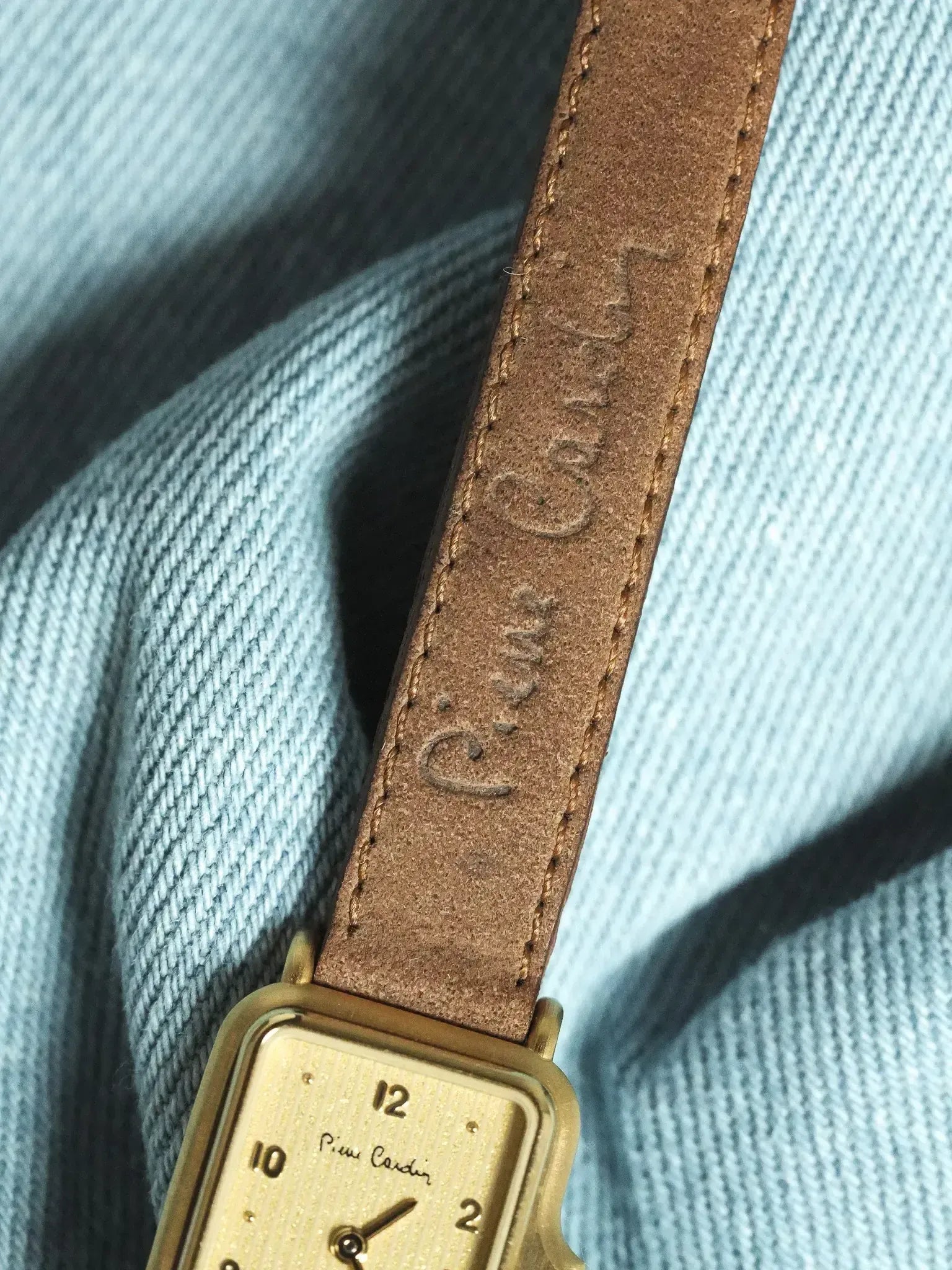 PIerre Cardin - Tank Tapisserie or Couronne "Diamant" - NOS - 1980s - Atelier Victor