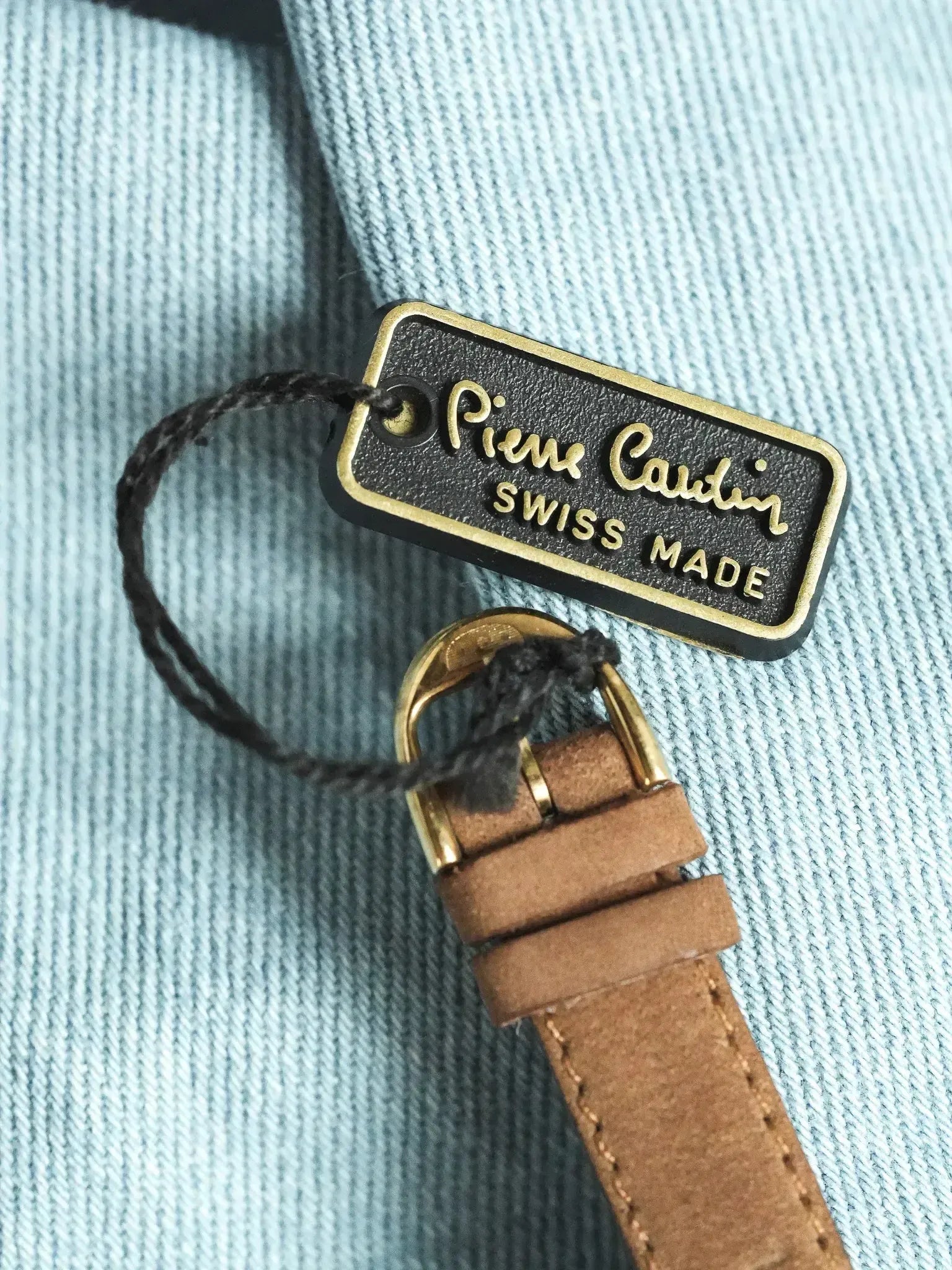 PIerre Cardin - Tank Tapisserie or Couronne "Diamant" - NOS - 1980s - Atelier Victor