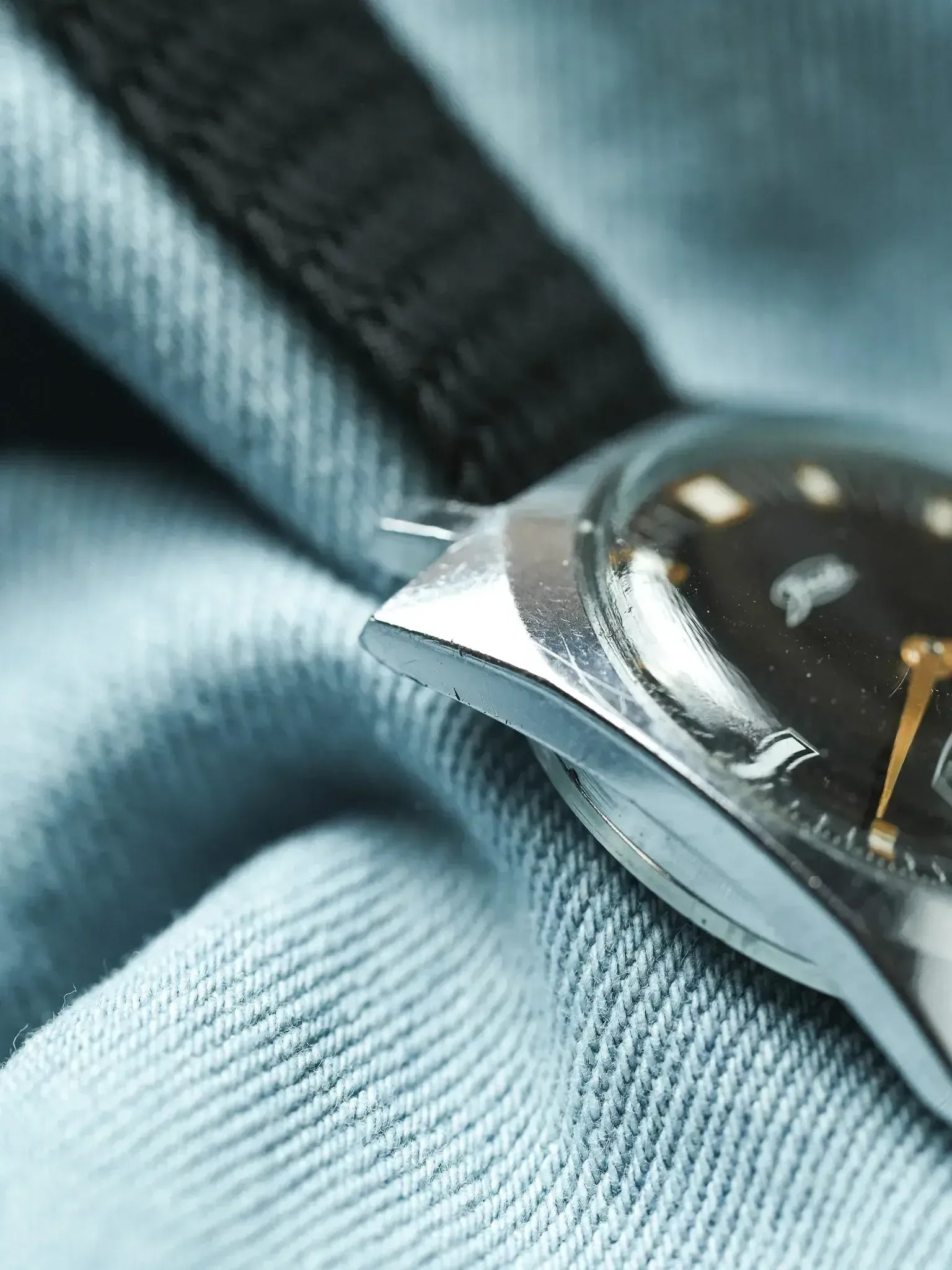 Pobeda Zim - Carré Acier Noir Petite-seconde - 1960s - Atelier Victor