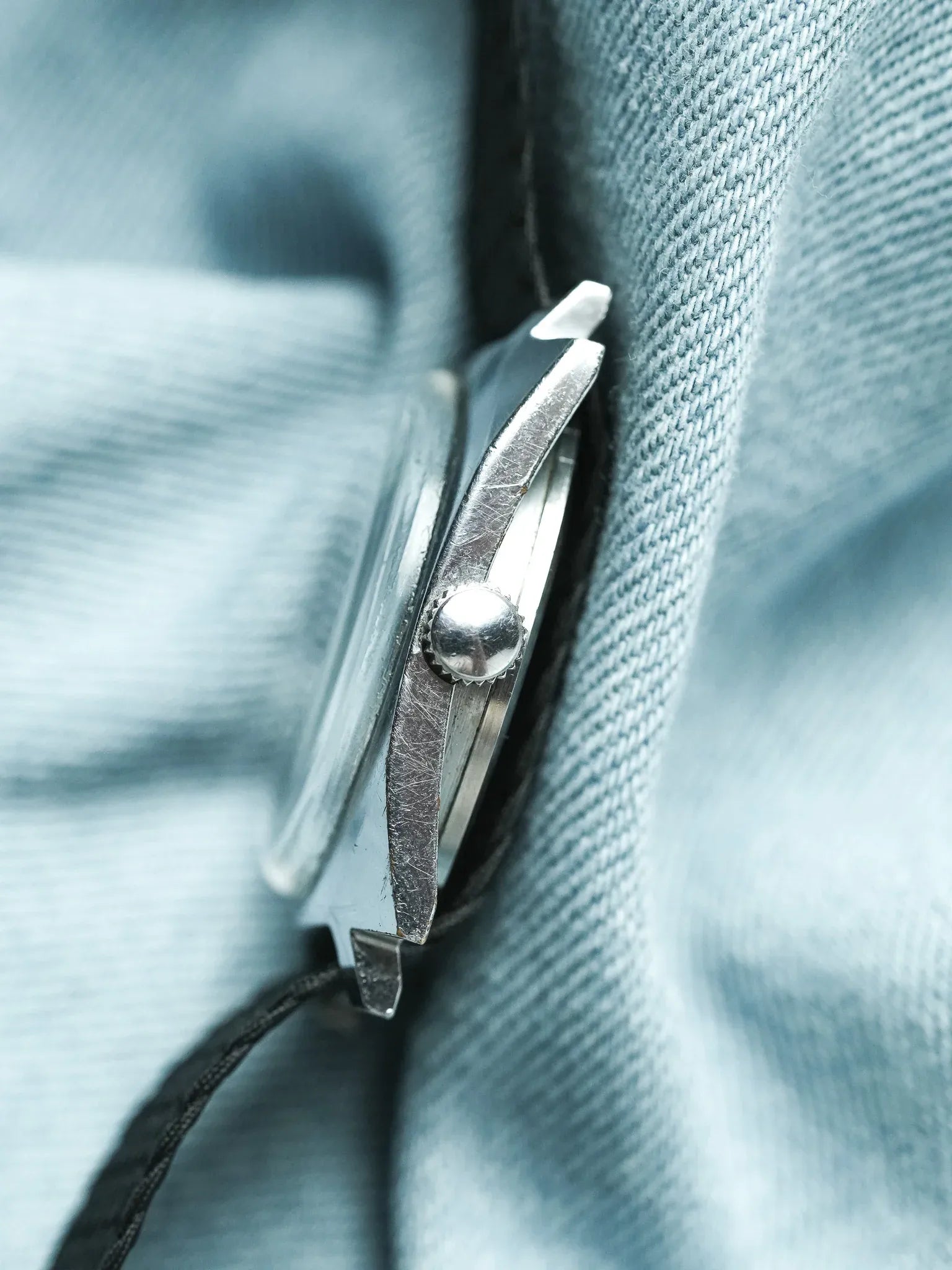 Pobeda Zim - Carré Acier Noir Petite-seconde - 1960s - Atelier Victor