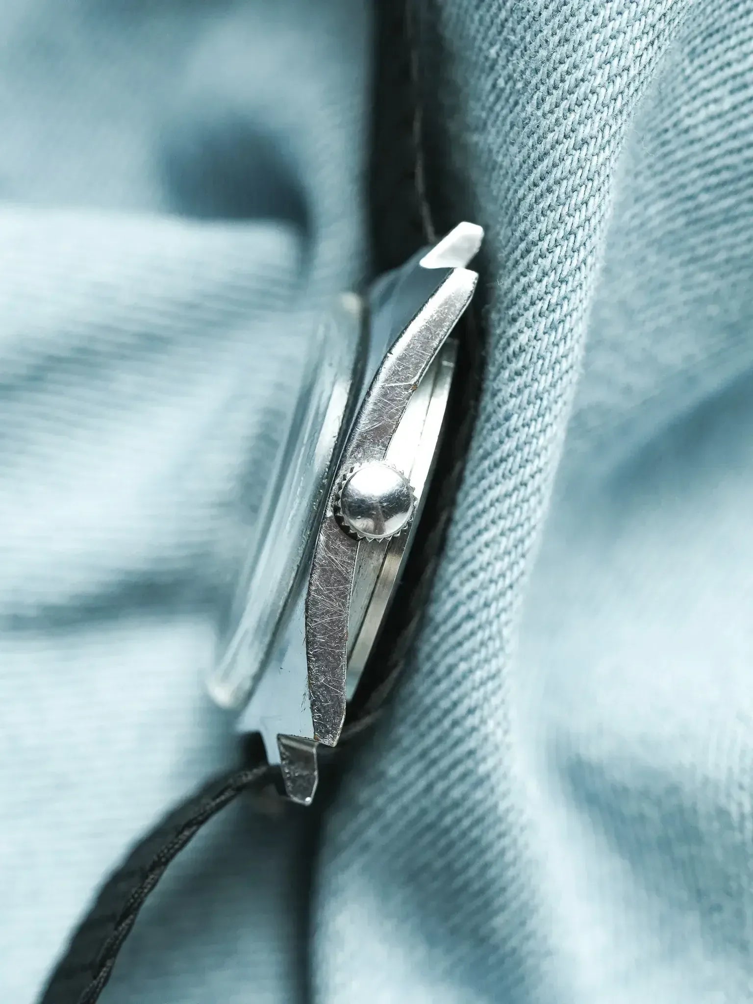 Pobeda Zim - Carré Acier Noir Petite-seconde - 1960s - Atelier Victor