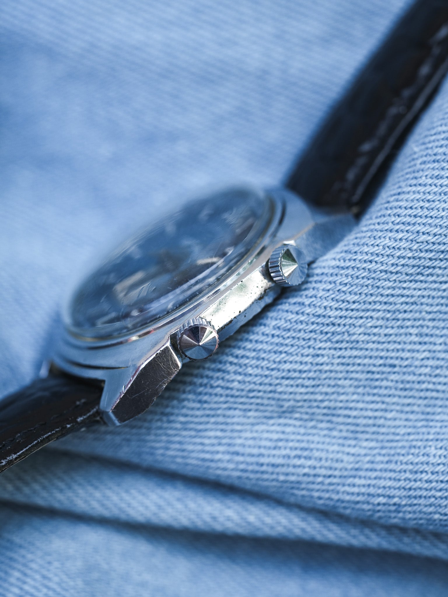 Poljot - Alarme Cadran Bleu - 1970s - Atelier Victor - Vintage Watch Shop