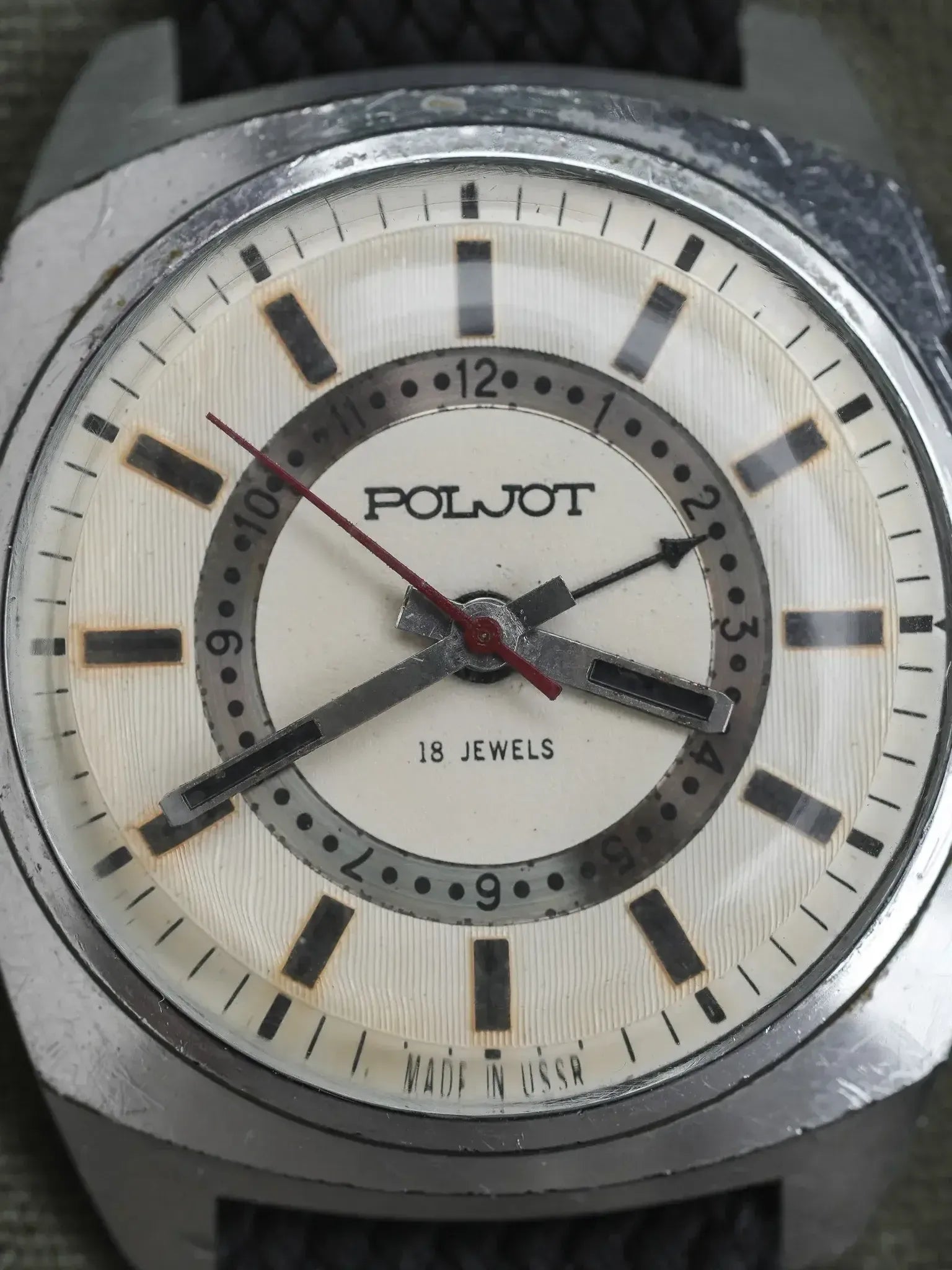Poljot - Double Index Alarme Acier - 1970s - Atelier Victor
