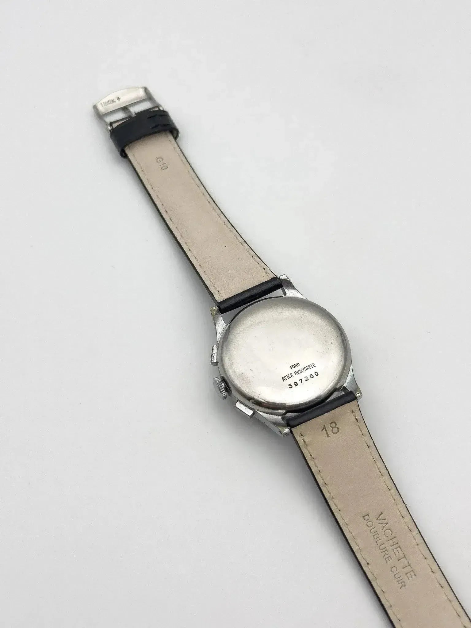 Pontiac - Chronographe Landeron Moutarde - 1950s - Atelier Victor - Vintage Shop
