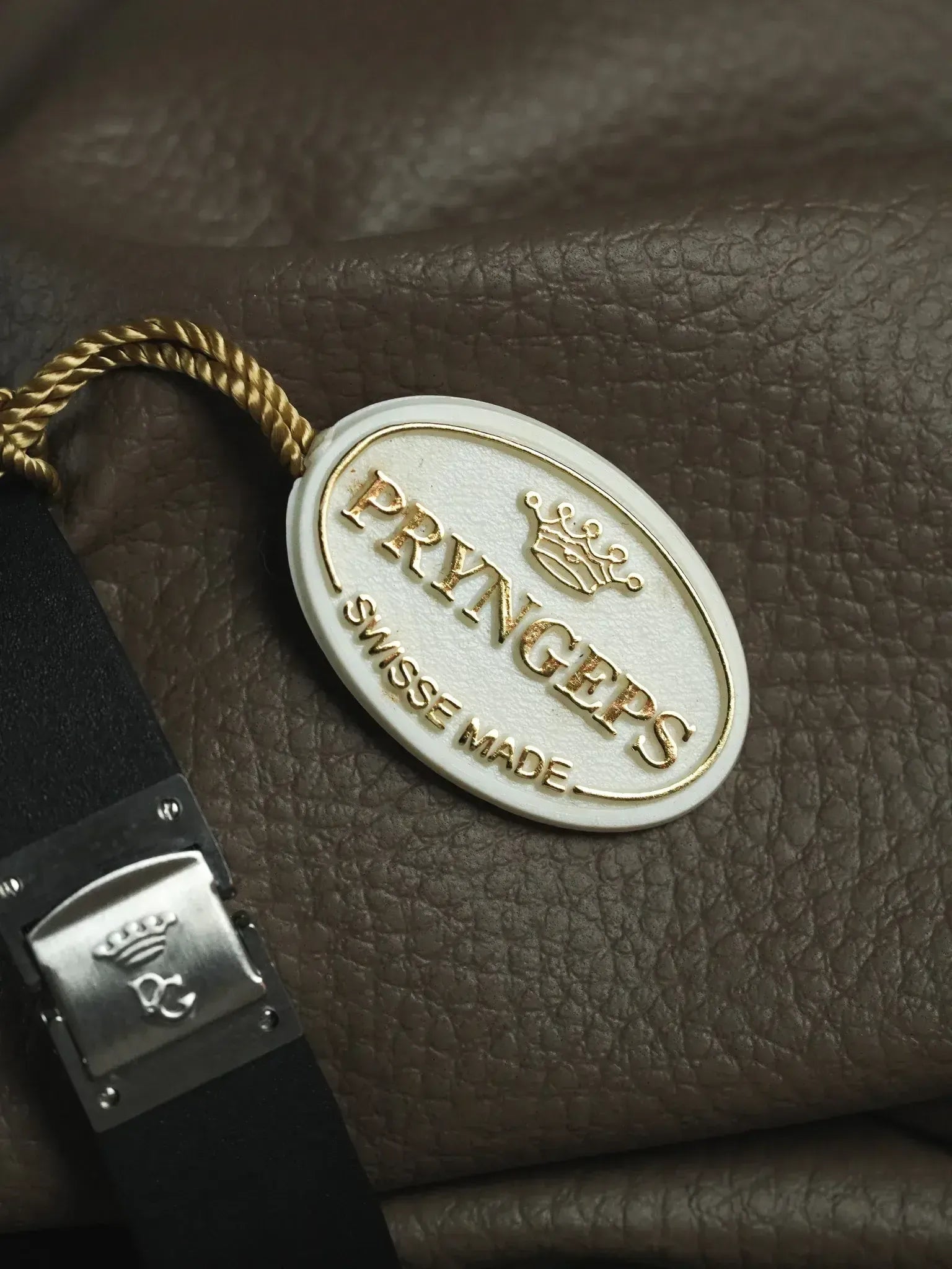 Pryngeps - Style "Hublot" Acier Or - Neuve de stock - 1990s - Atelier Victor