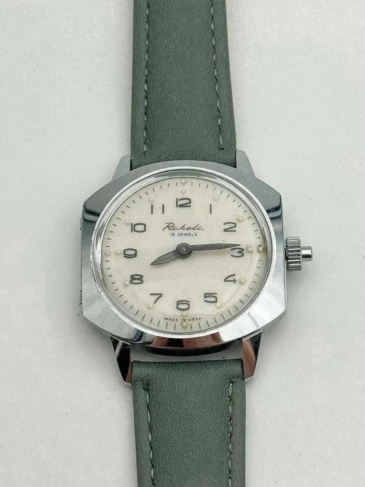Raketa - Blind White Dial - 1980s - Atelier Victor