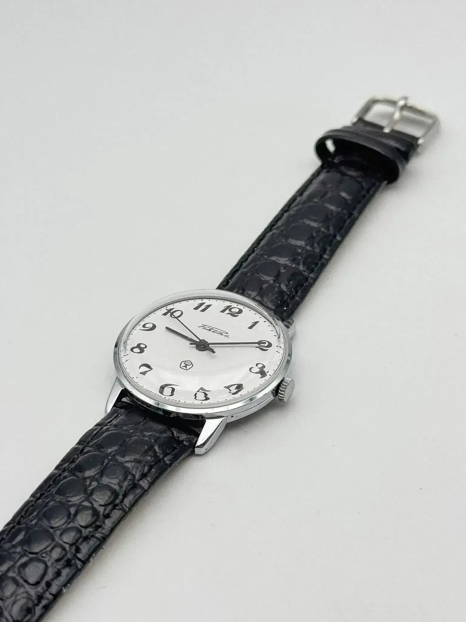 Raketa - Cadran Blanc Chiffres Arabes Noir - 1980s - Atelier Victor