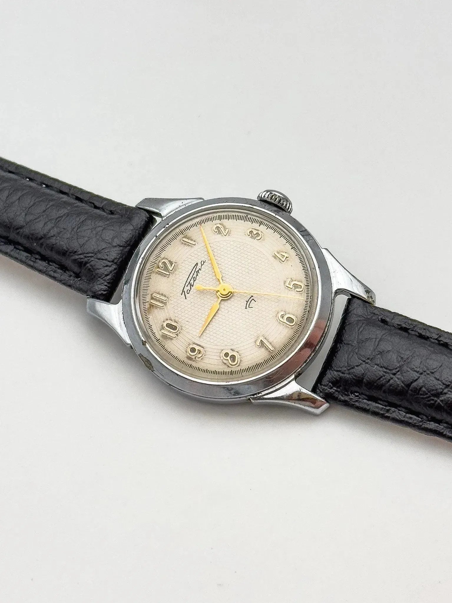 Raketa - Cadran Crème Guilloché - 1960s - Atelier Victor