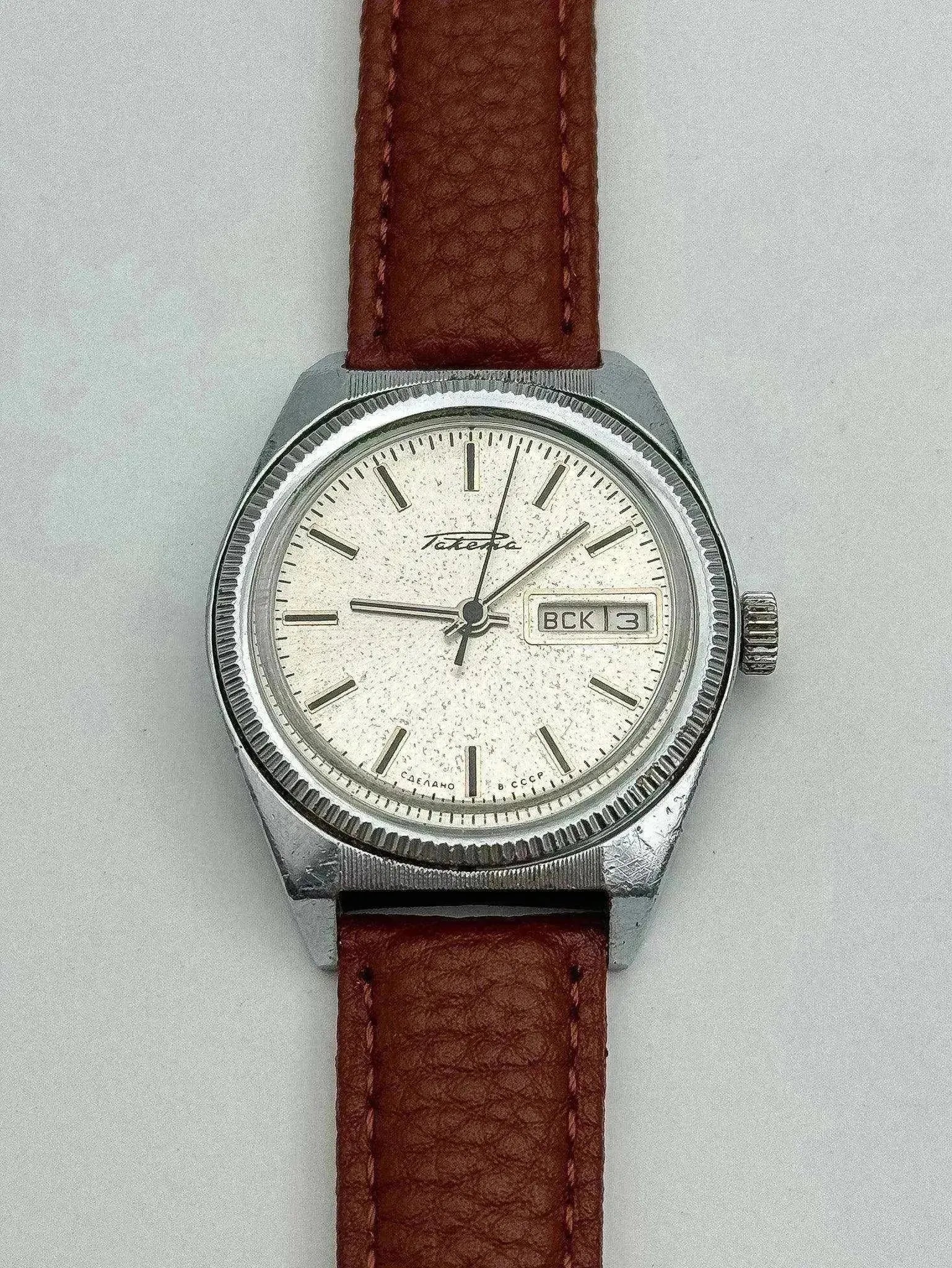 Raketa - Daydate Black Index - 1980s - Atelier Victor