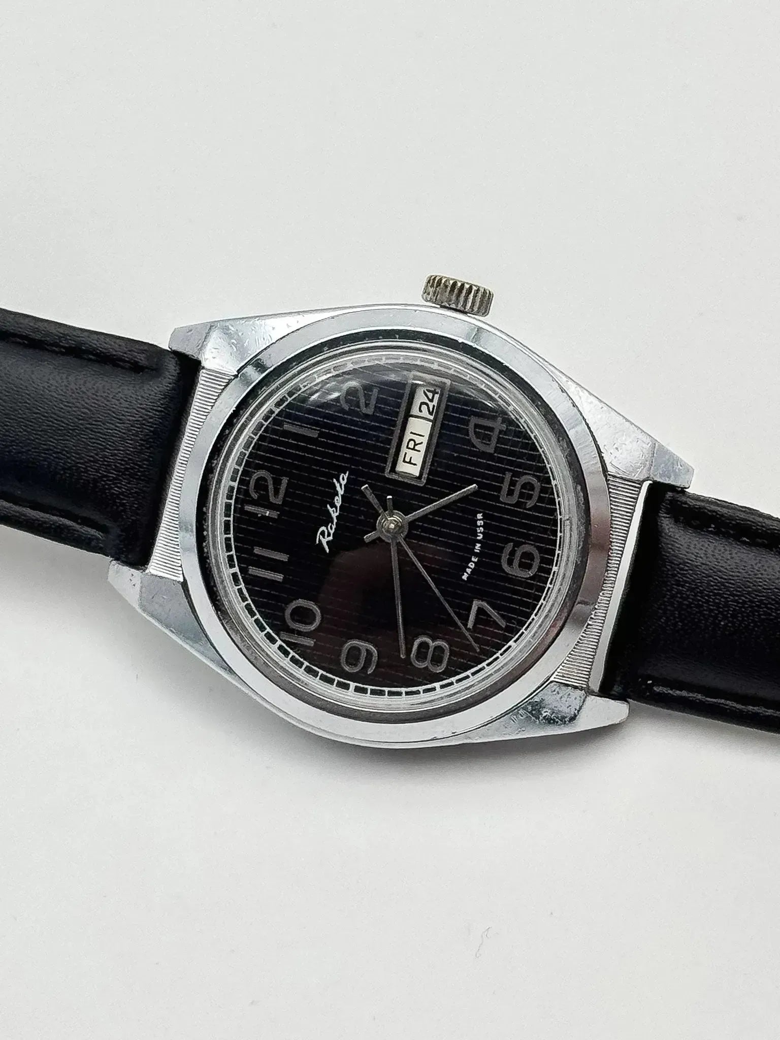 Raketa - Daydate Nid d'abeille Noir - 1970s - Atelier Victor