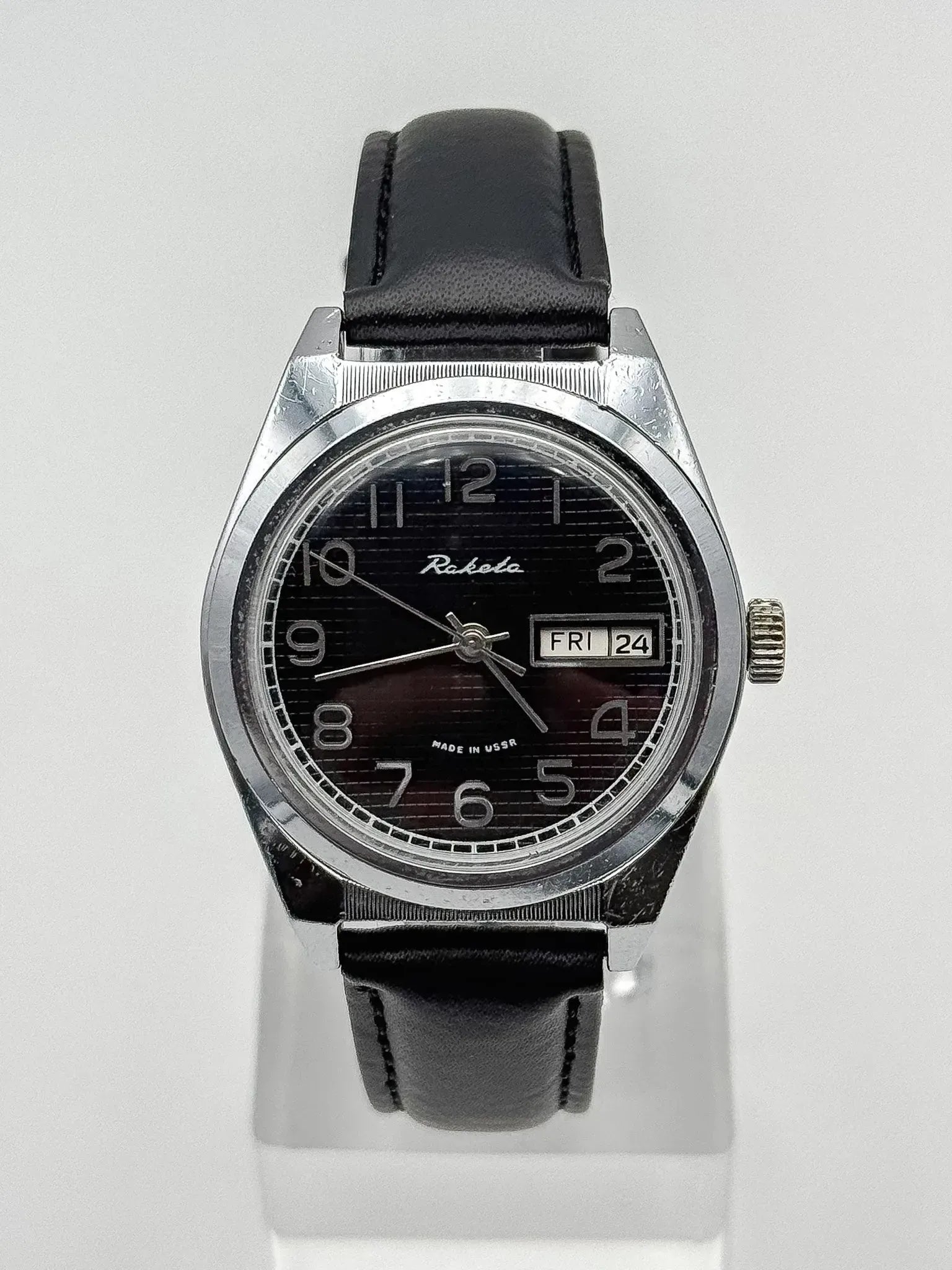 Raketa - Daydate Nid d'abeille Noir - 1970s - Atelier Victor