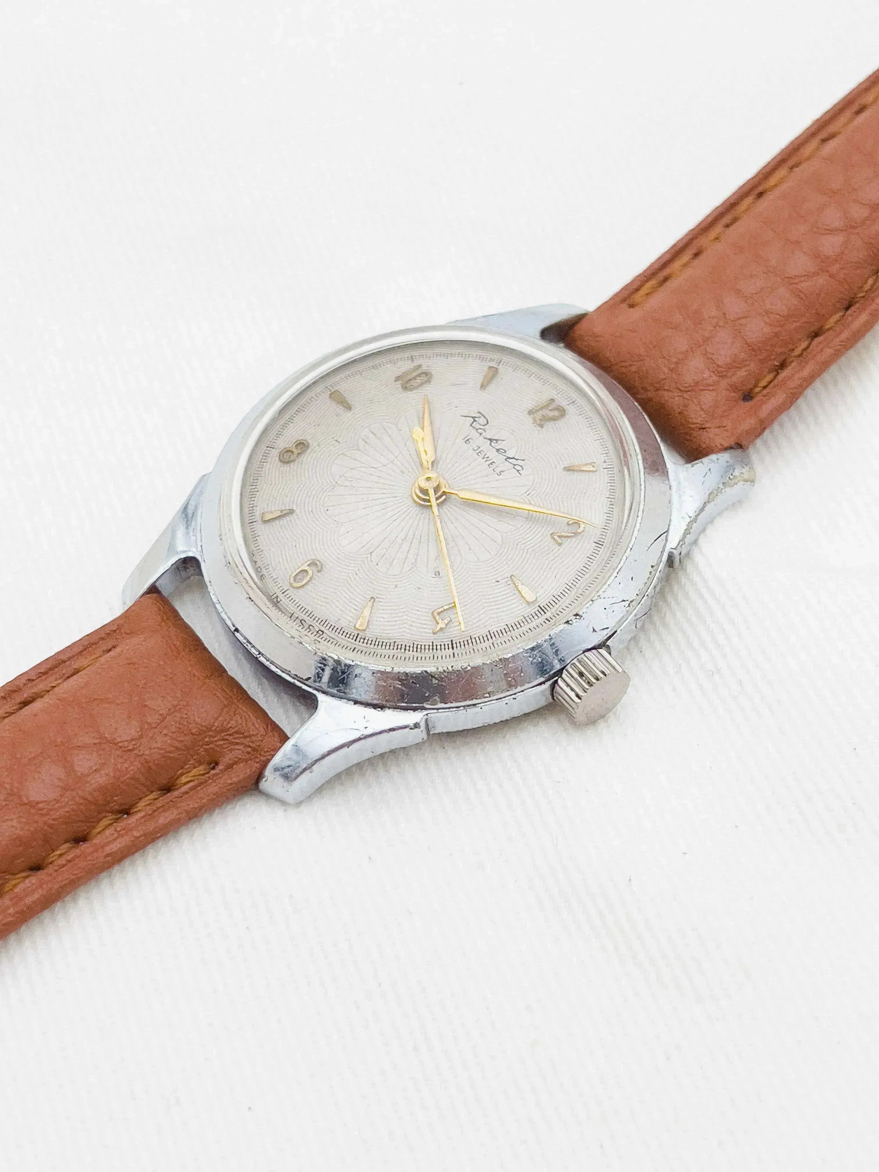 Raketa - Draw dial / Gold Index - 1970s - Atelier Victor