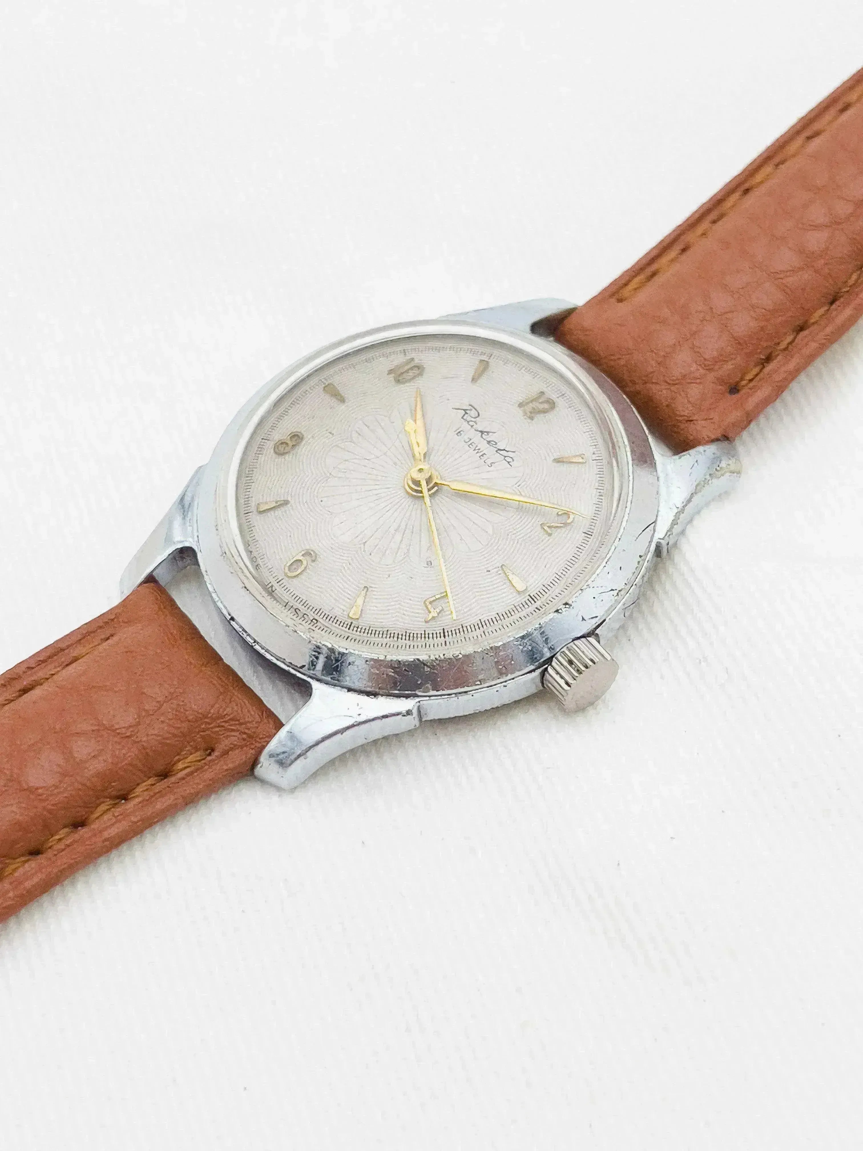 Raketa - Draw dial / Gold Index - 1970s - Atelier Victor