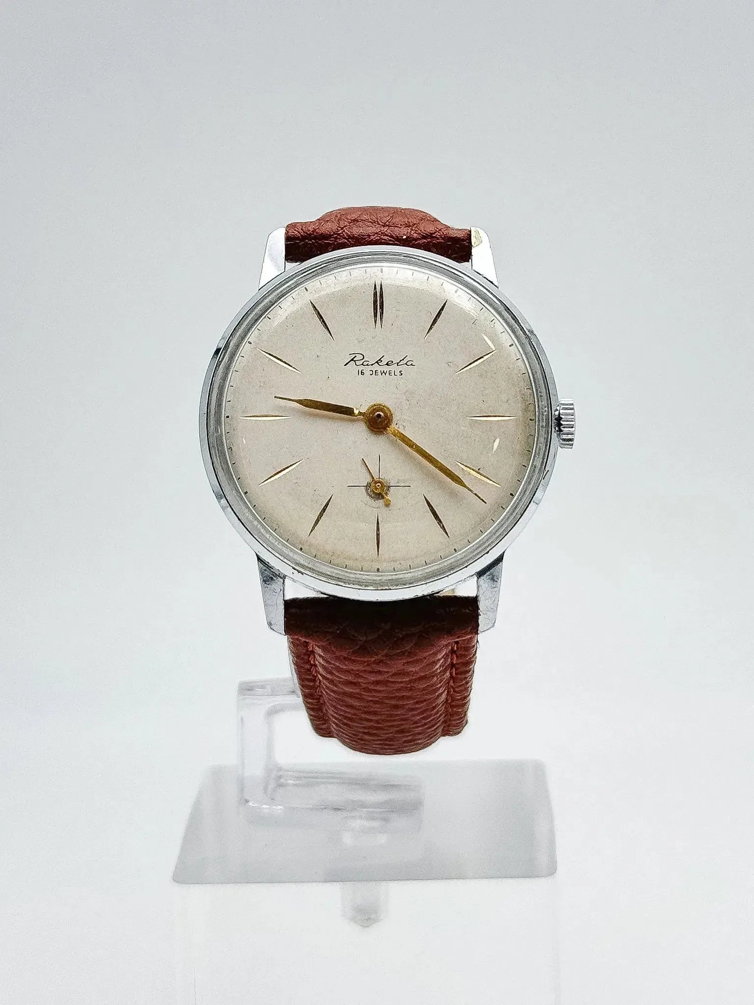 Raketa - Dress Watch Index Or Petite-second - 1960s - Atelier Victor