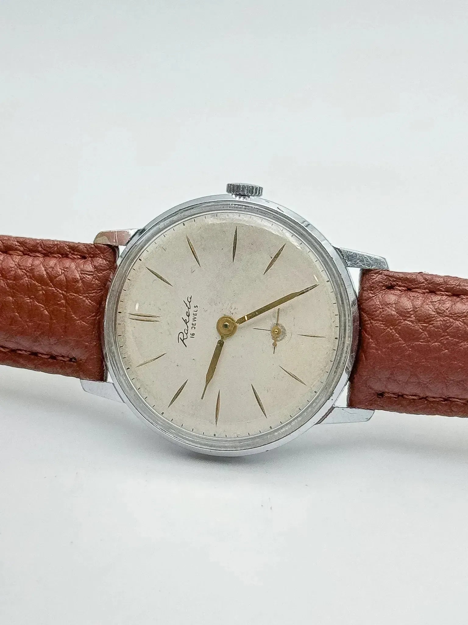 Raketa - Dress Watch Index Or Petite-second - 1960s - Atelier Victor
