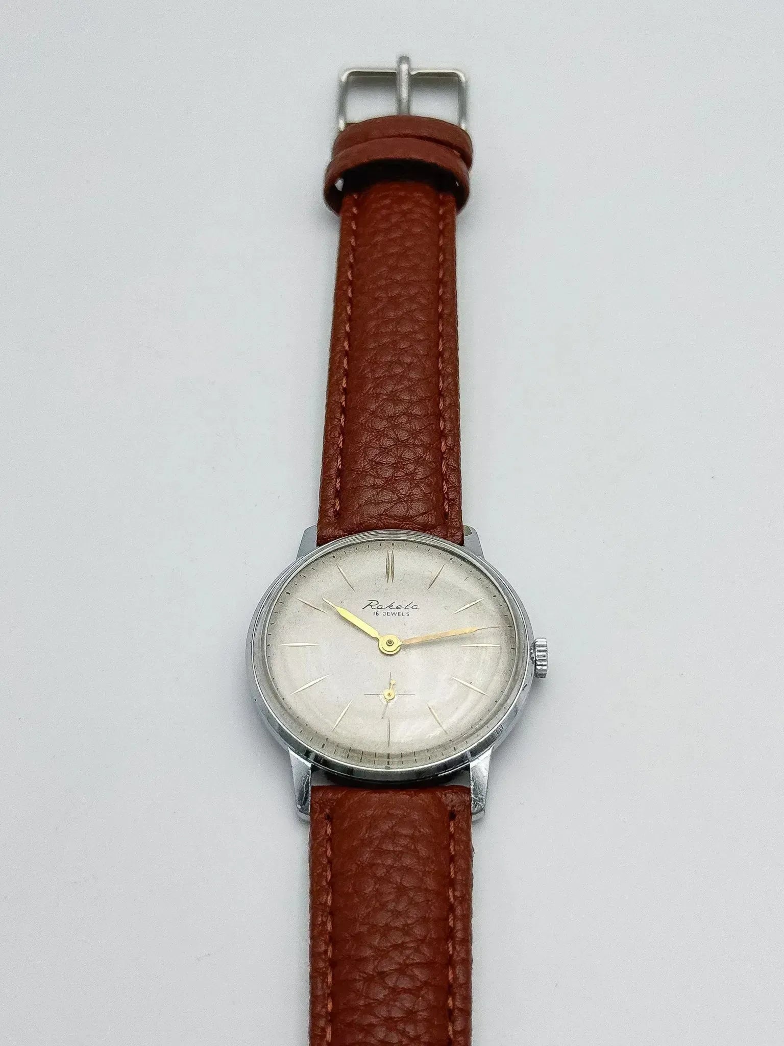 Raketa - Dress Watch Index Or Petite-second - 1960s - Atelier Victor