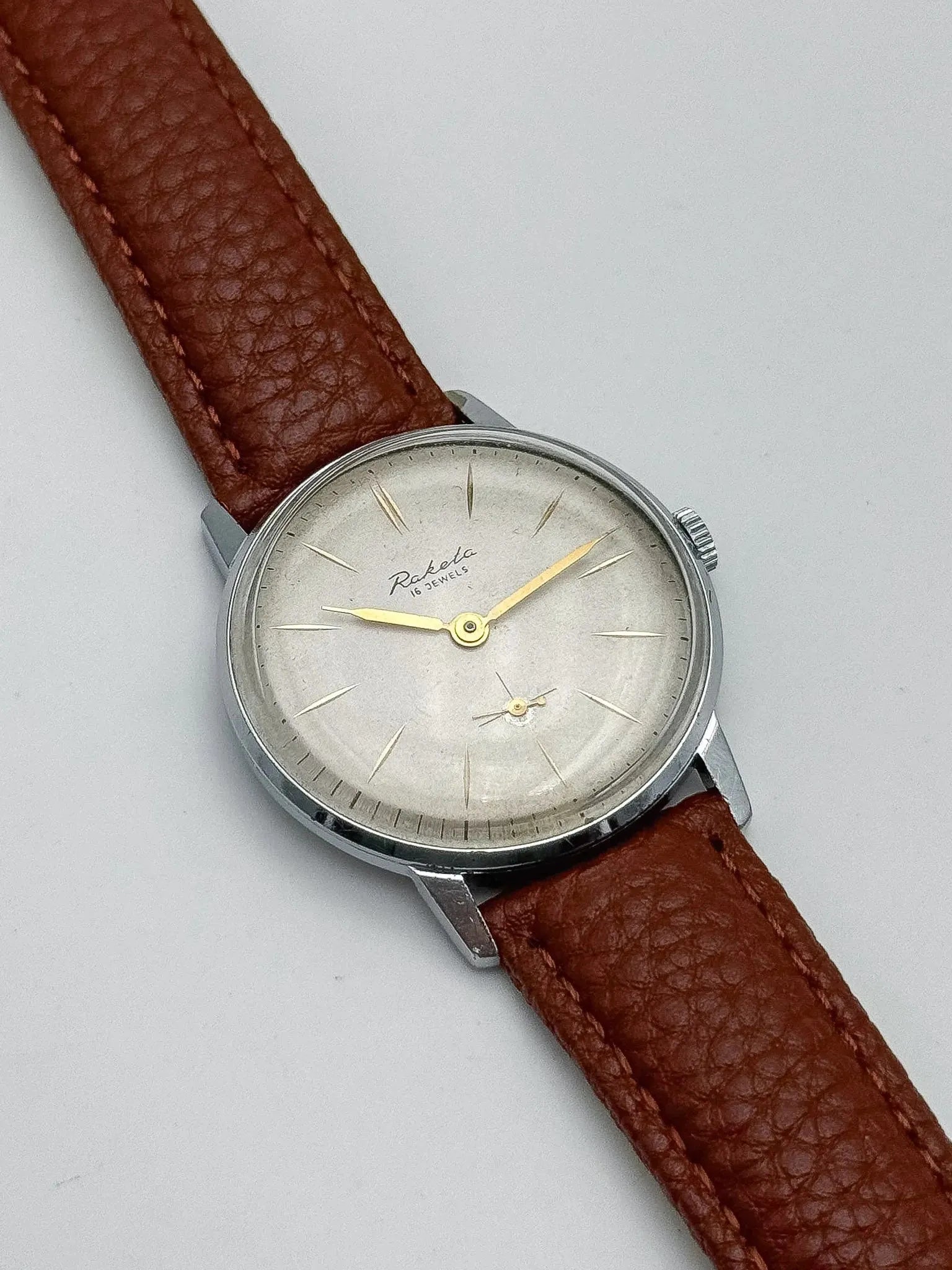 Raketa - Dress Watch Index Or Petite-second - 1960s - Atelier Victor - Vintage Shop