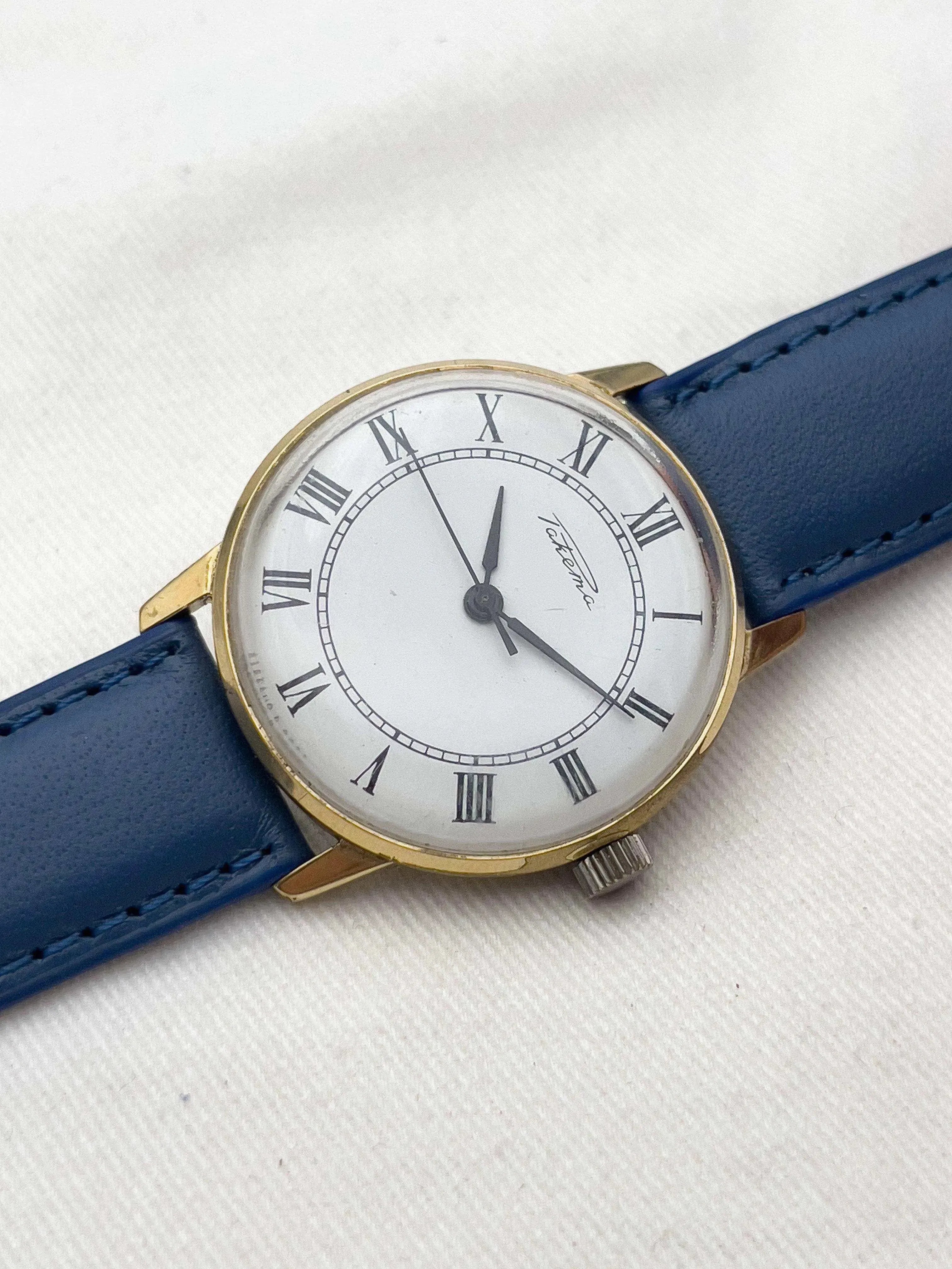 Raketa - Index Romain Gold - 1960s - Atelier Victor - Vintage Shop