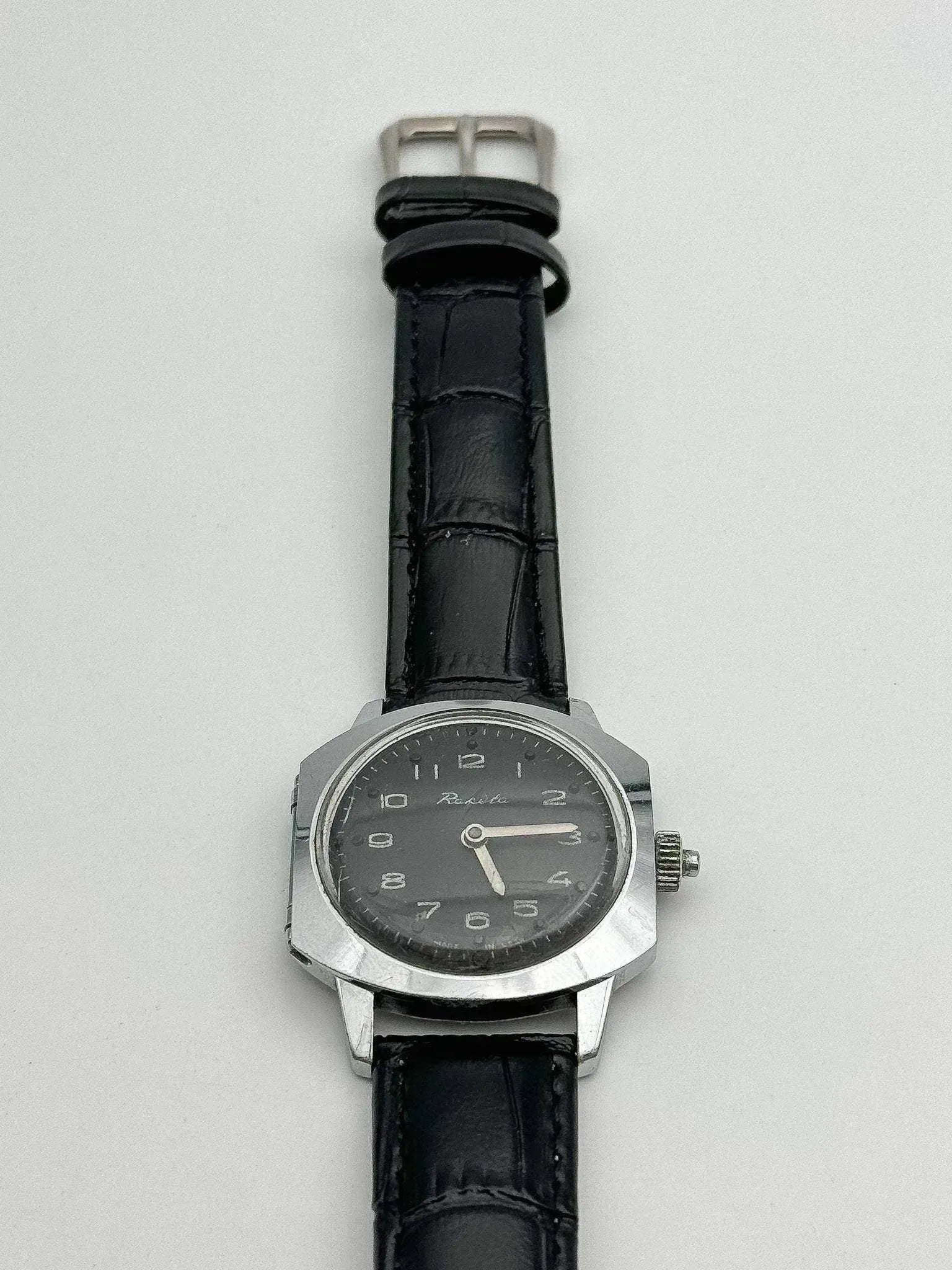 Raketa - Montre ancienne pour les aveugles cadran noir - 1980s - Atelier Victor