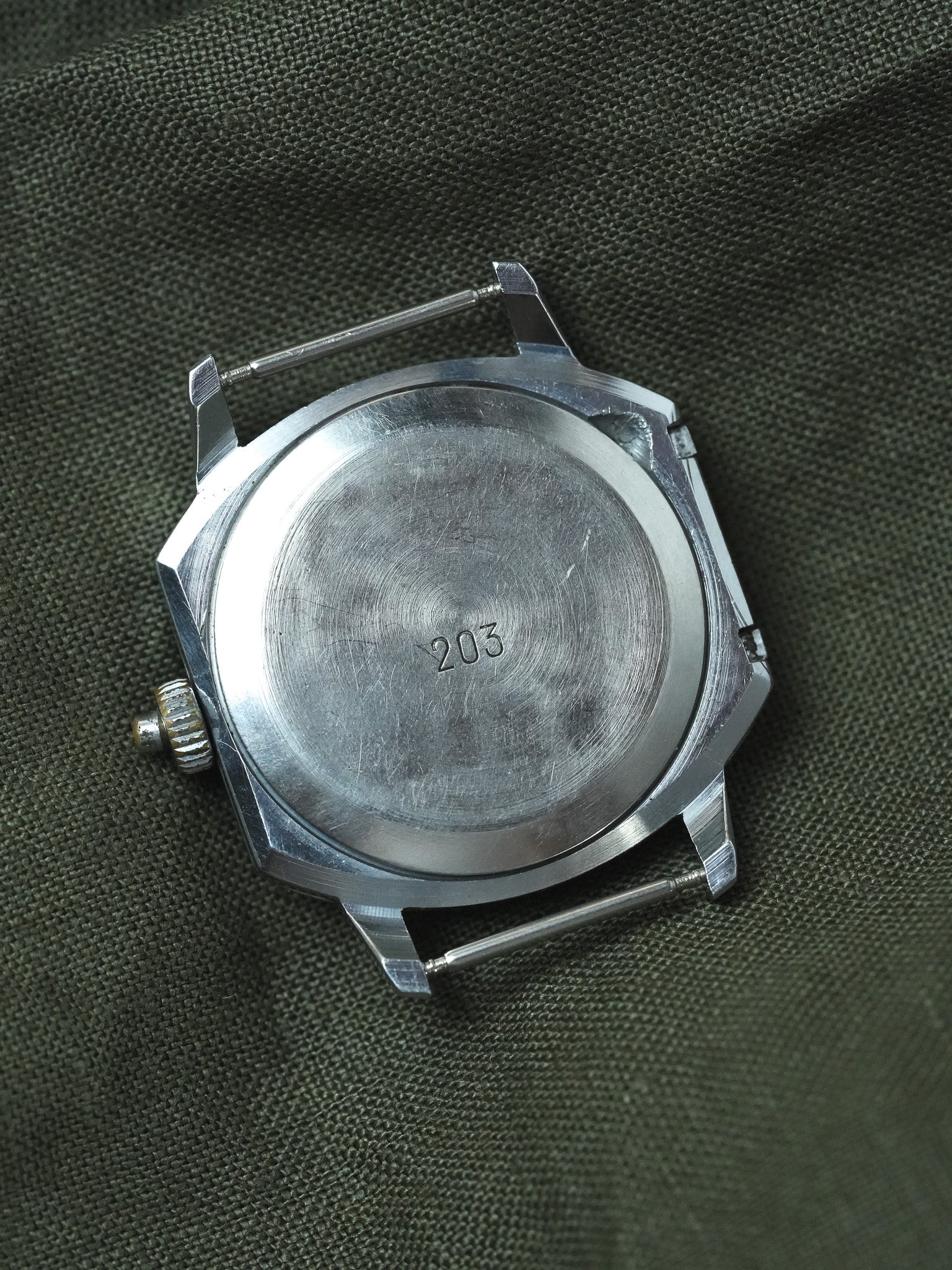 Raketa - Montre aveugle cadran braille crème - 1960s - Atelier Victor - Vintage Watch Shop