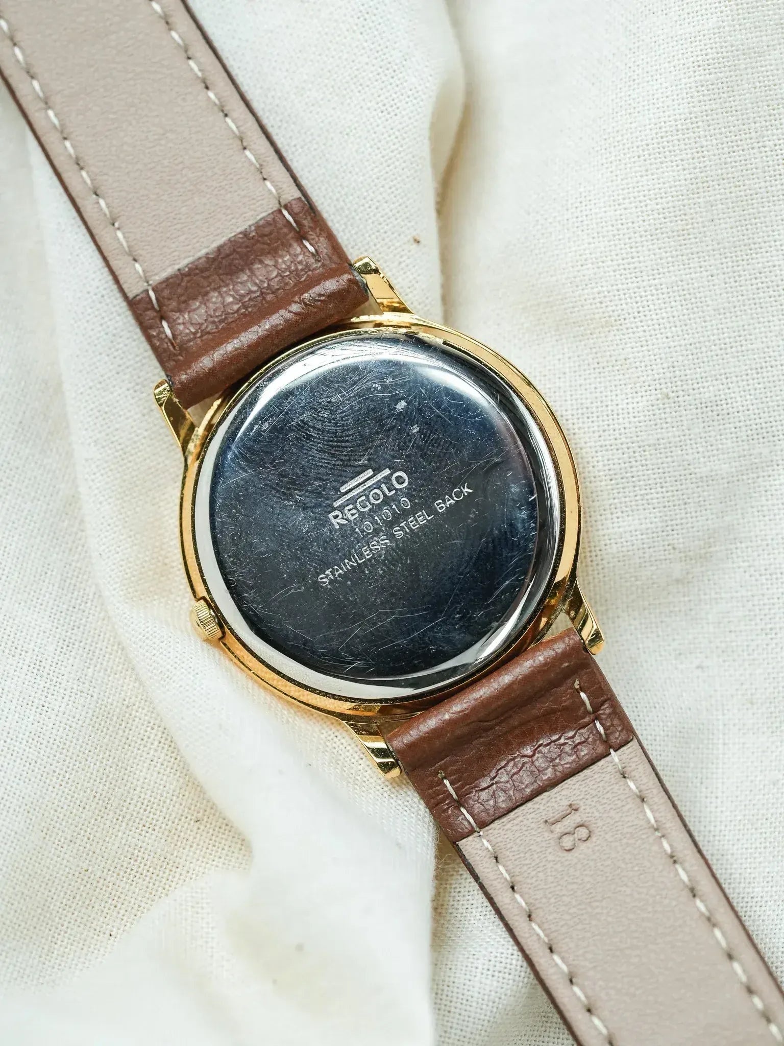 Regolo - Or Triple Calendar blanc - 1990s - Atelier Victor