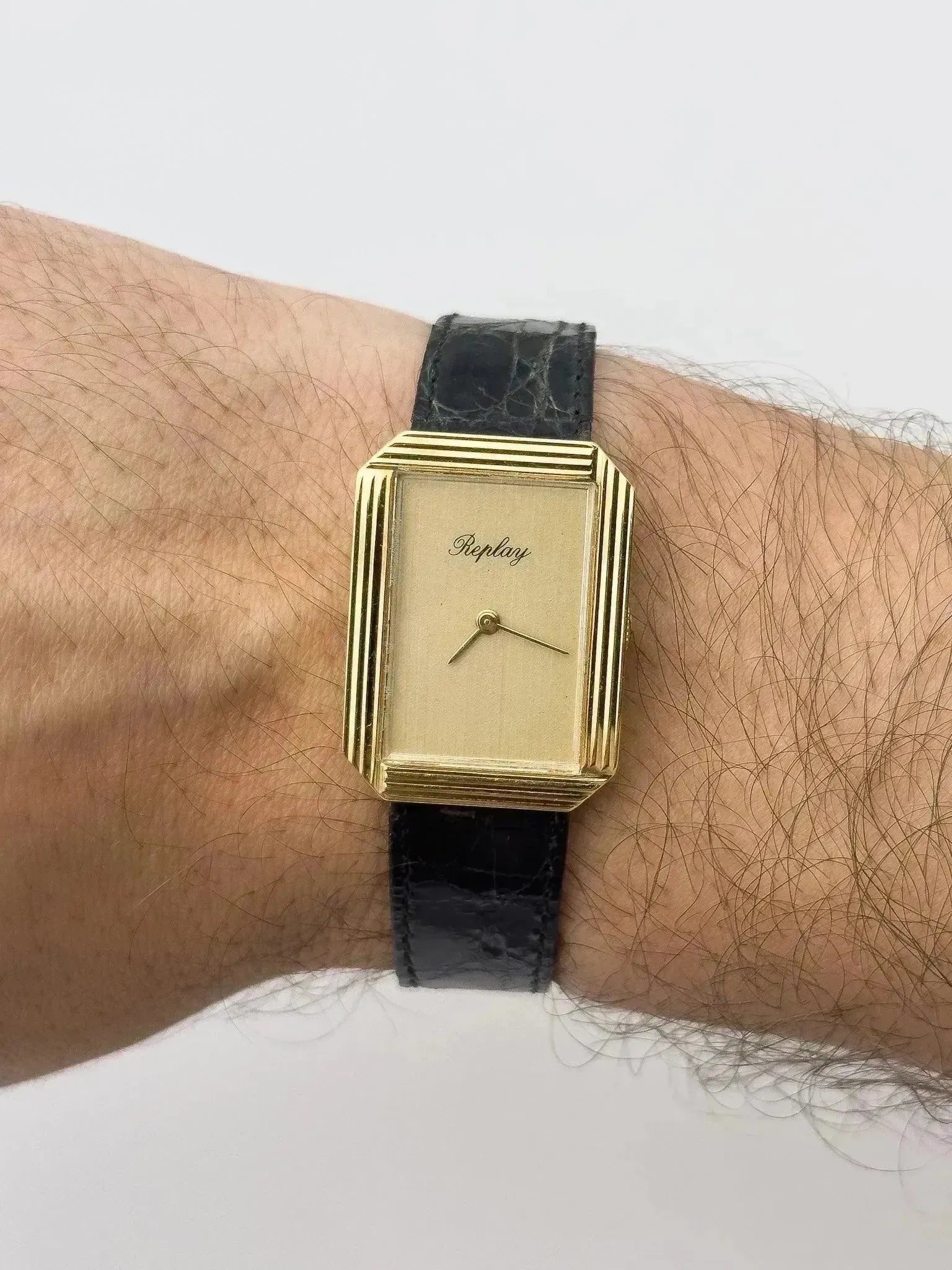 Replay - Protocol plaqué or - NOS - 1980s - Atelier Victor