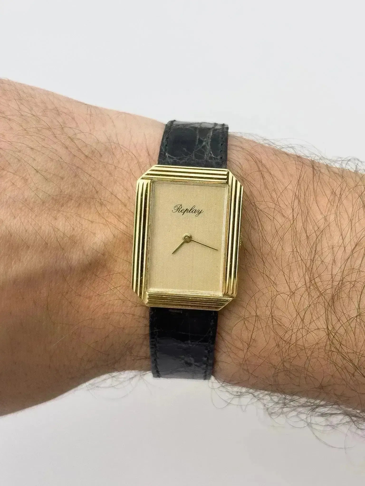 Replay - Protocol plaqué or - NOS - 1980s - Atelier Victor