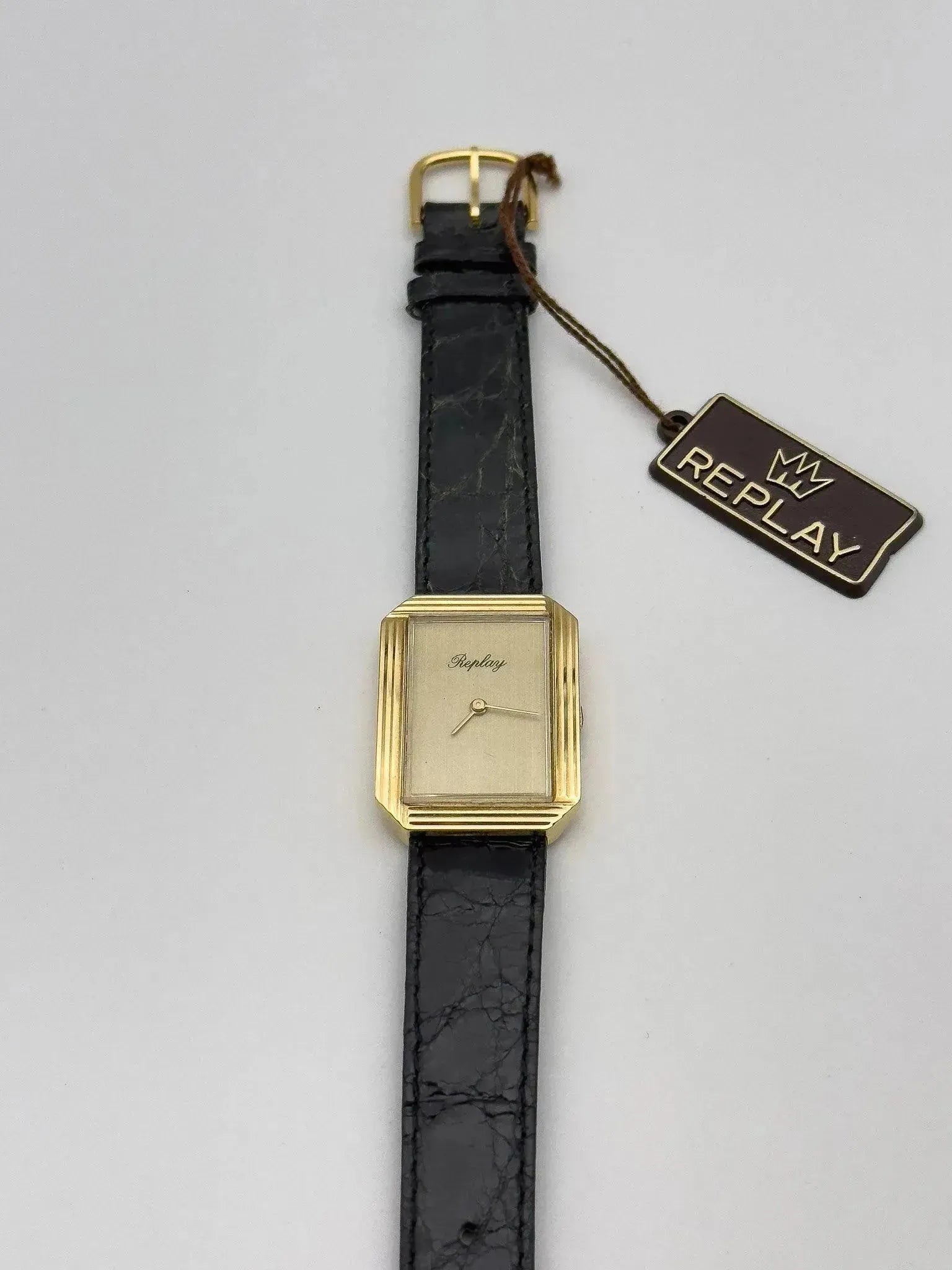Replay - Protocol plaqué or - NOS - 1980s - Atelier Victor - Vintage Shop