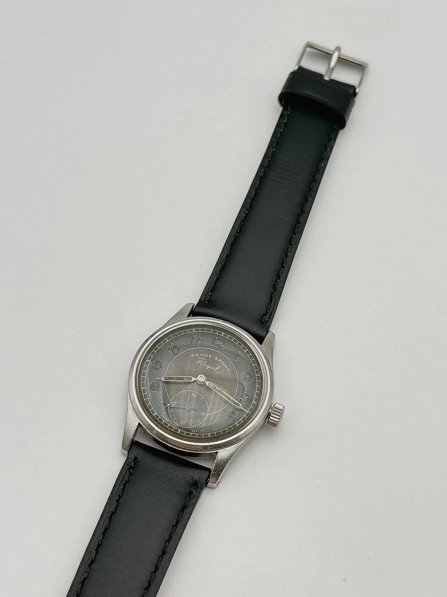 Revue Sport - Chocolat Patine - 1950s - Atelier Victor Paris - Vintage Watch Shop Dubai