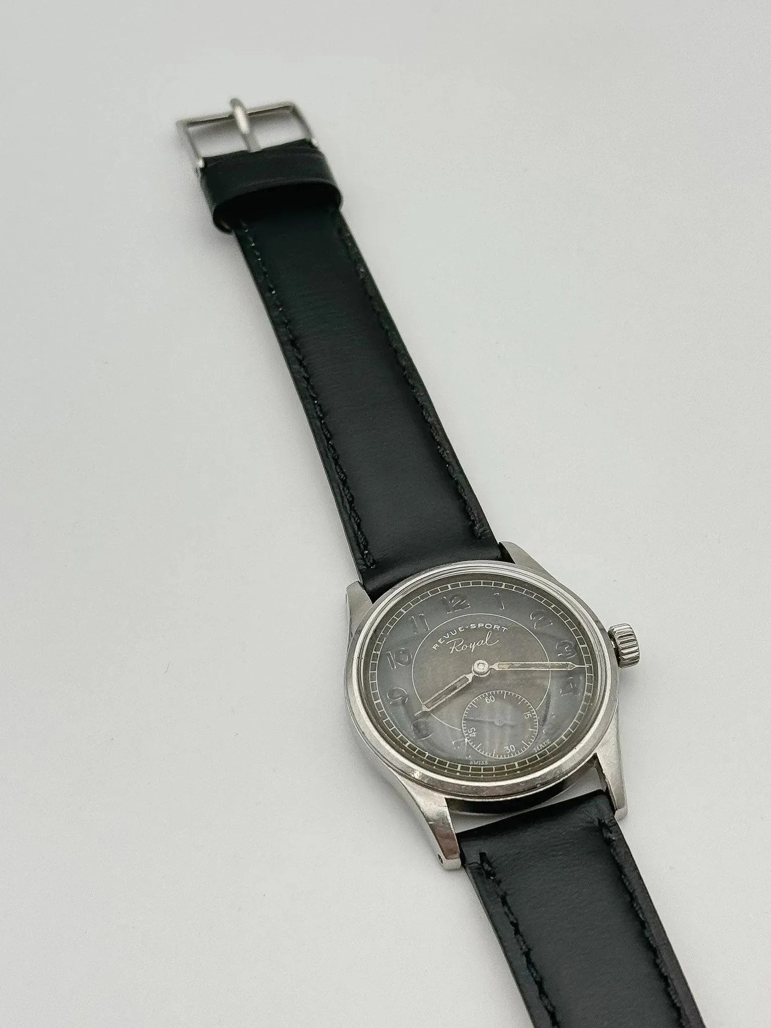 Revue Sport - Chocolat Patine - 1950s - Atelier Victor Paris - Vintage Watch Shop Dubai