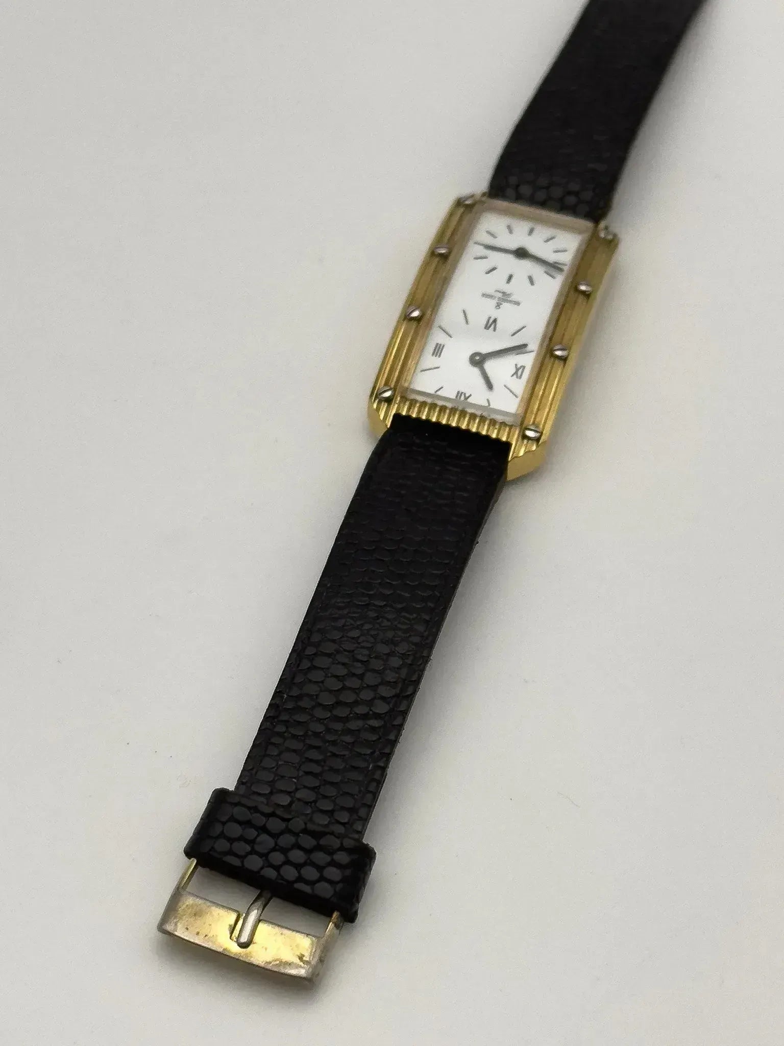 Richards-Zeger - GMT 2 movements plaqué or cadran blanc - 1970s - Atelier Victor