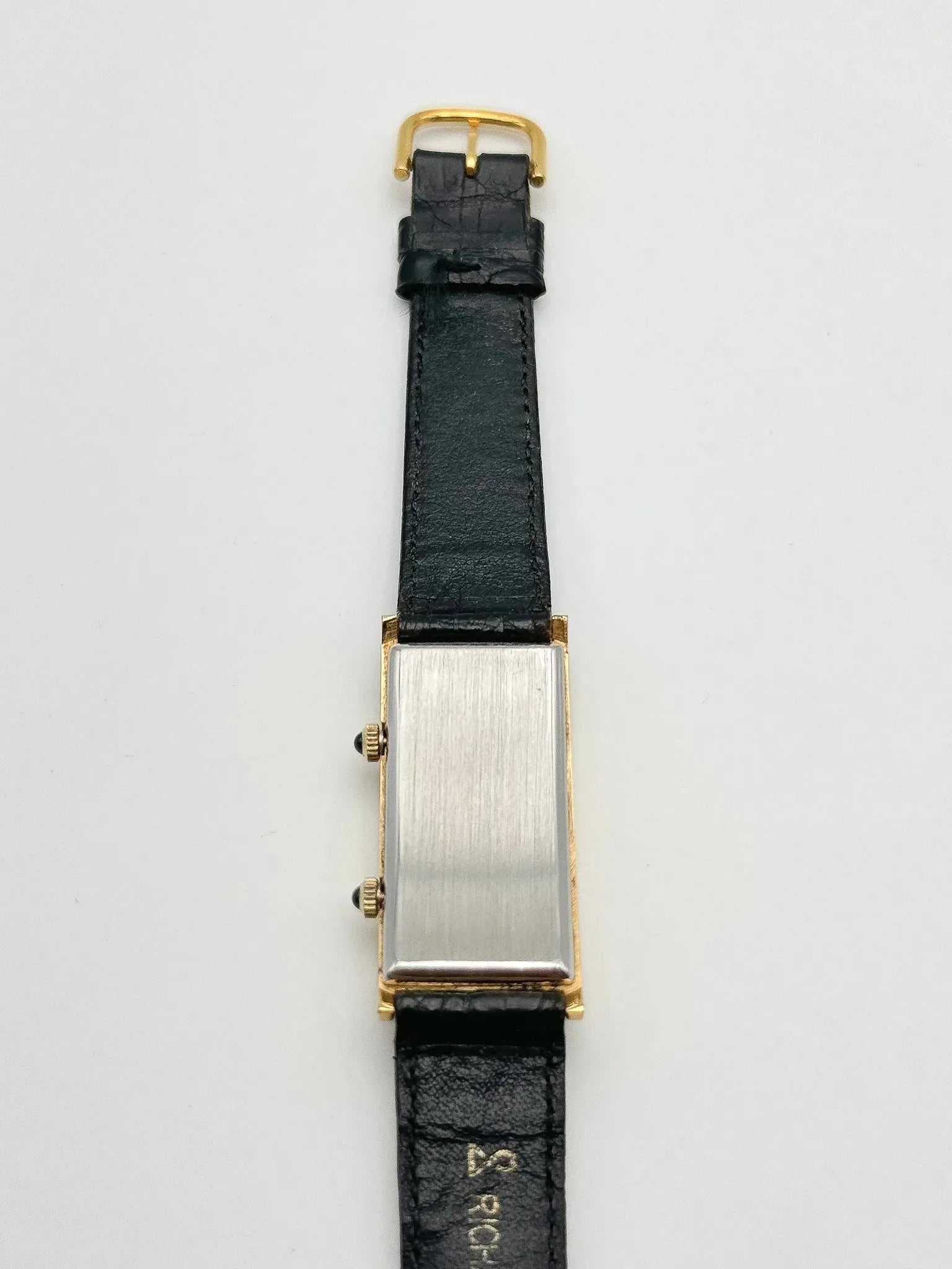 Richards-Zeger - GMT Plaqué or fond blanc double mouvements - 1980s - Atelier Victor Paris - Vintage Watch Shop Dubai